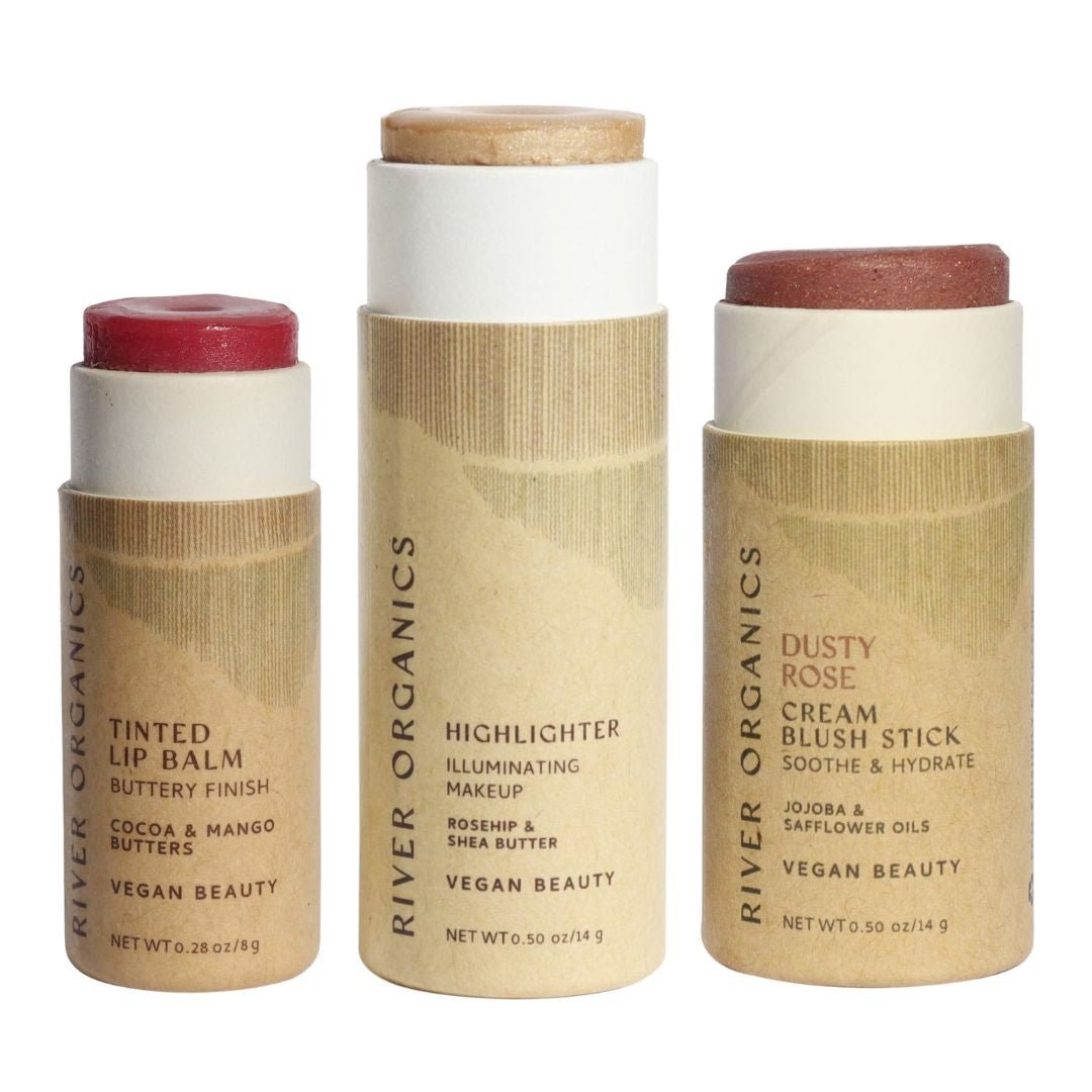 Lip + Highlighter + Blush Set