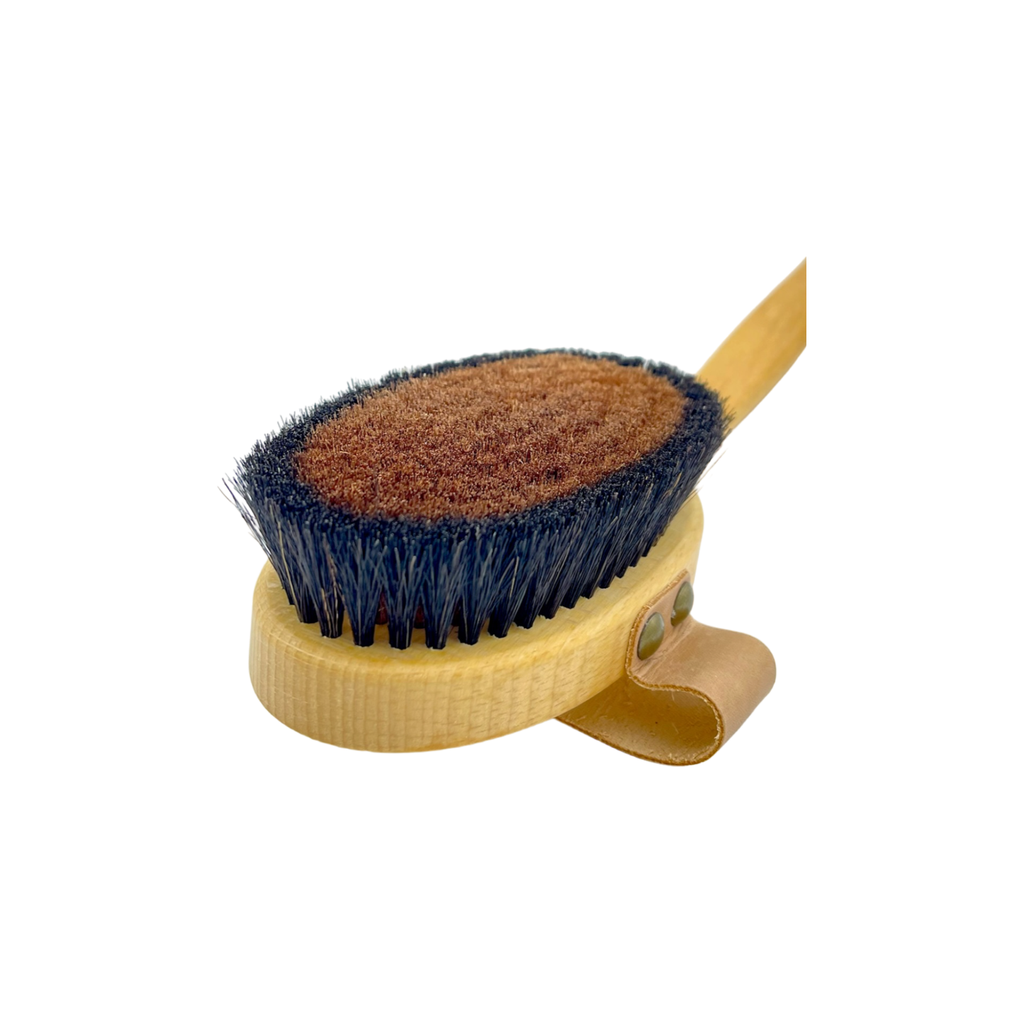 Dural Beech wood ionic body brush - bronze wire & horse hair