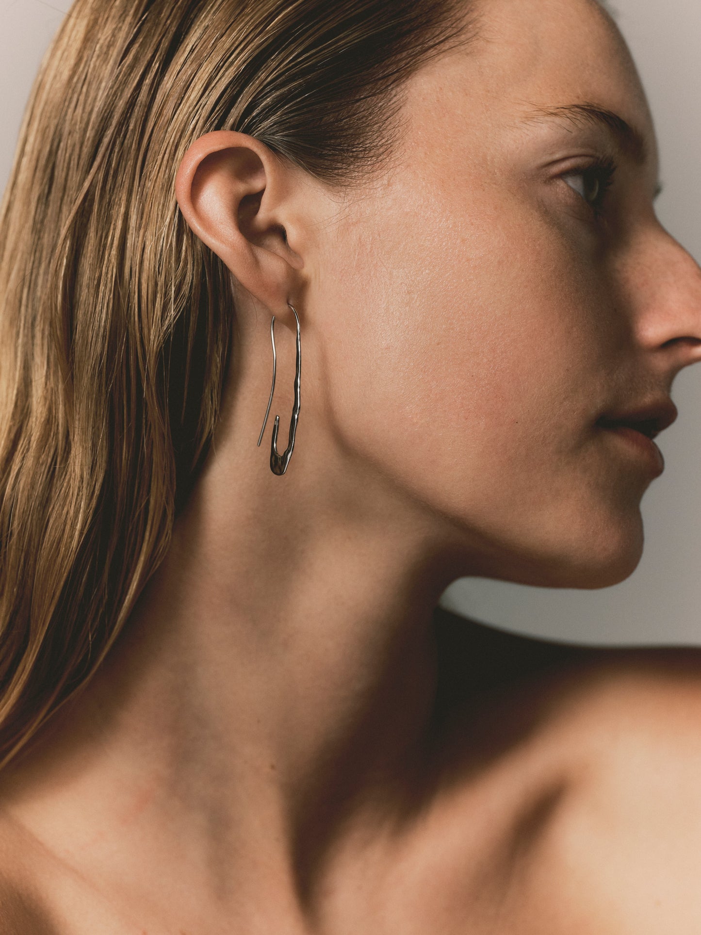 Sophia Large Paperclip Earrings
