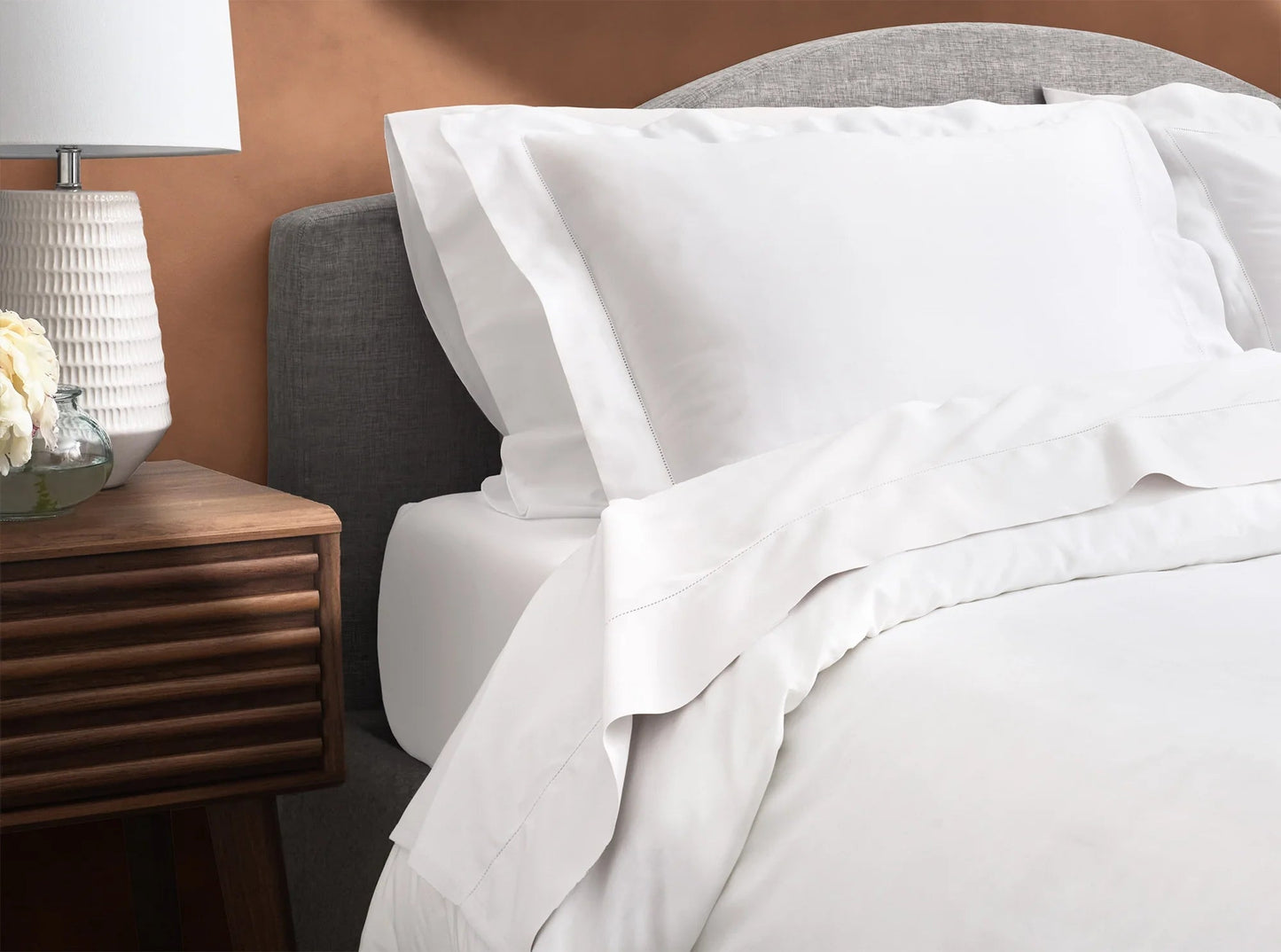 Signature Sateen Hemstitched Duvet Cover