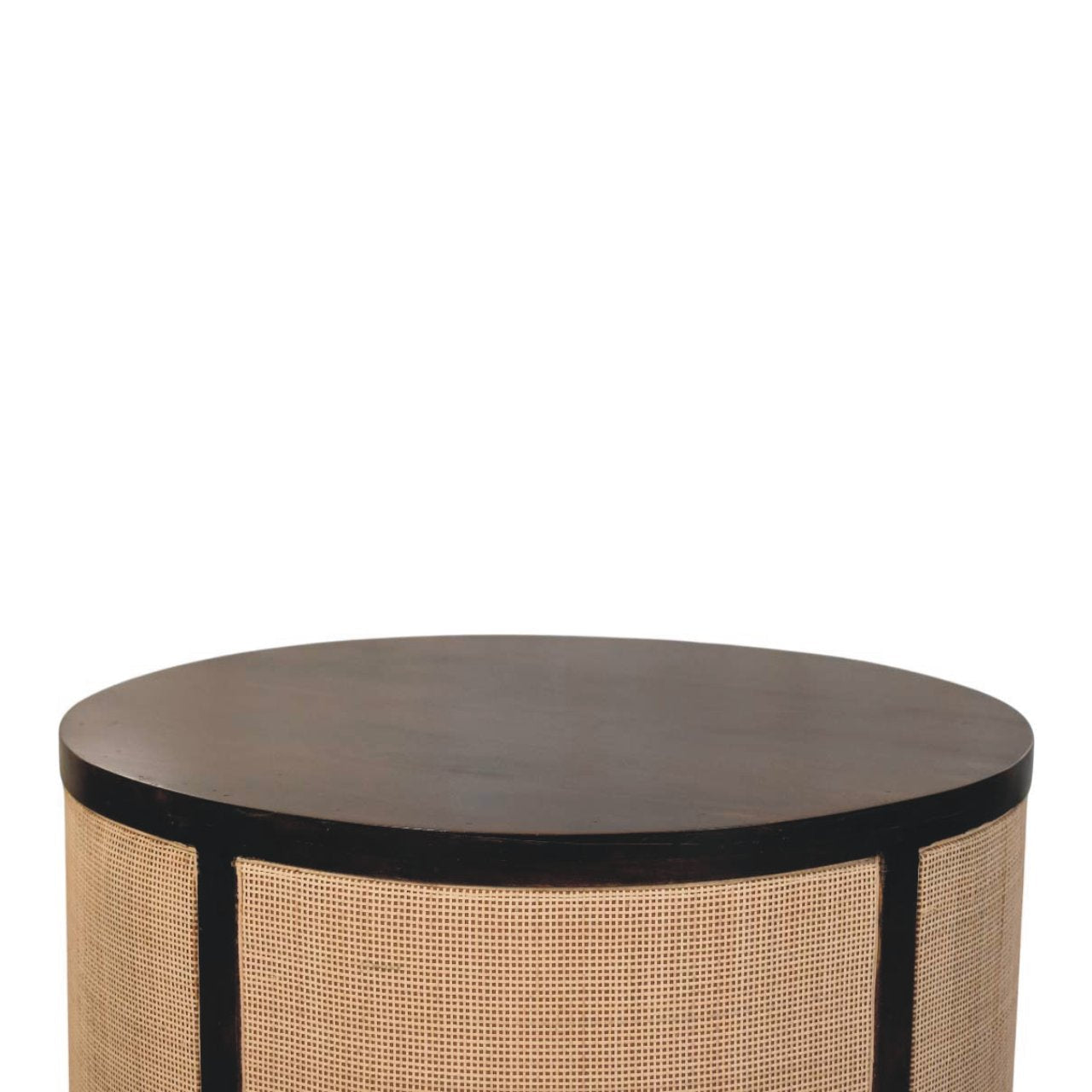 Solid Wood Monaco Round Rattan Centerpiece