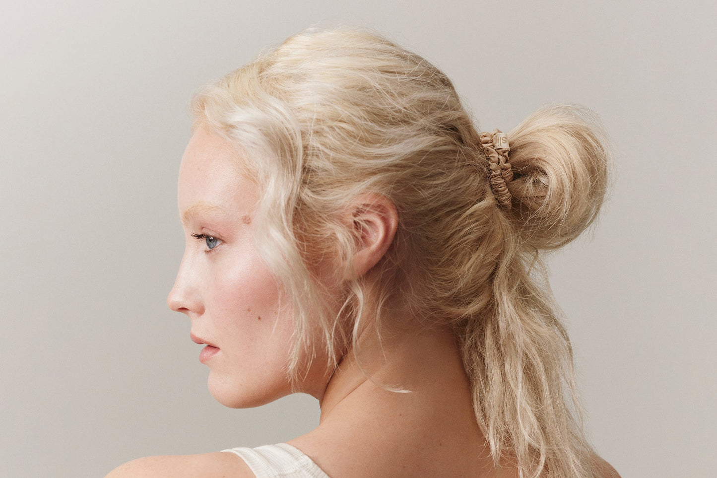 Back to Basics Blonde Skinny Scrunchies