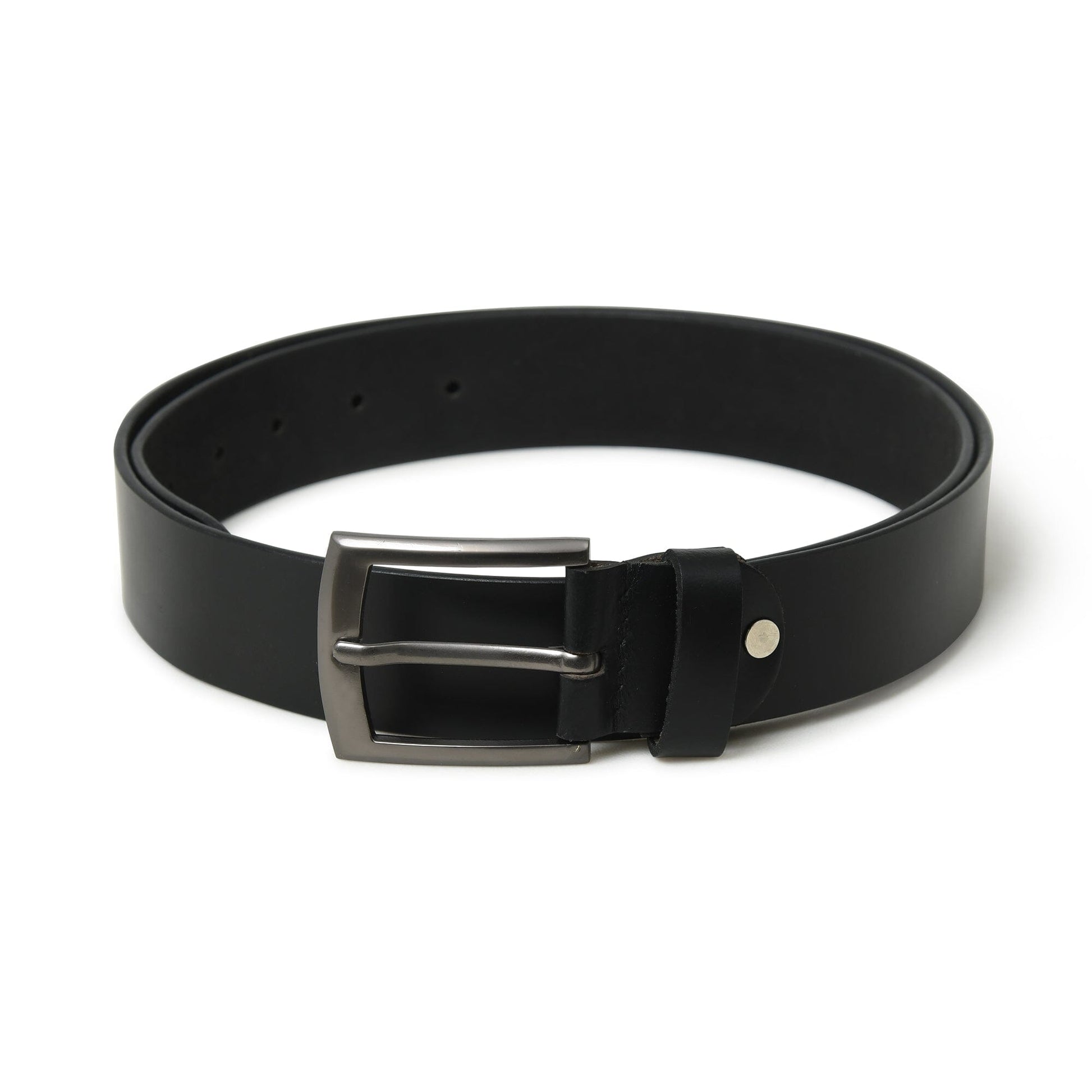 Minimalist Black Leather Belt - Osadia Concept Store