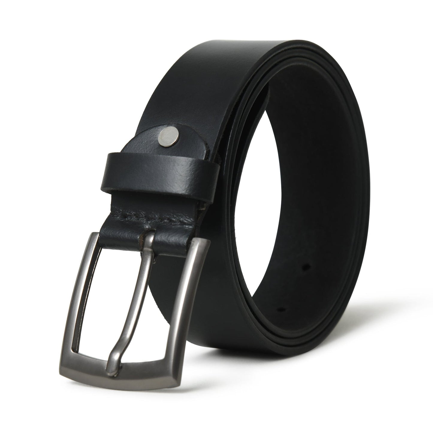 Minimalist Black Leather Belt - Osadia Concept Store