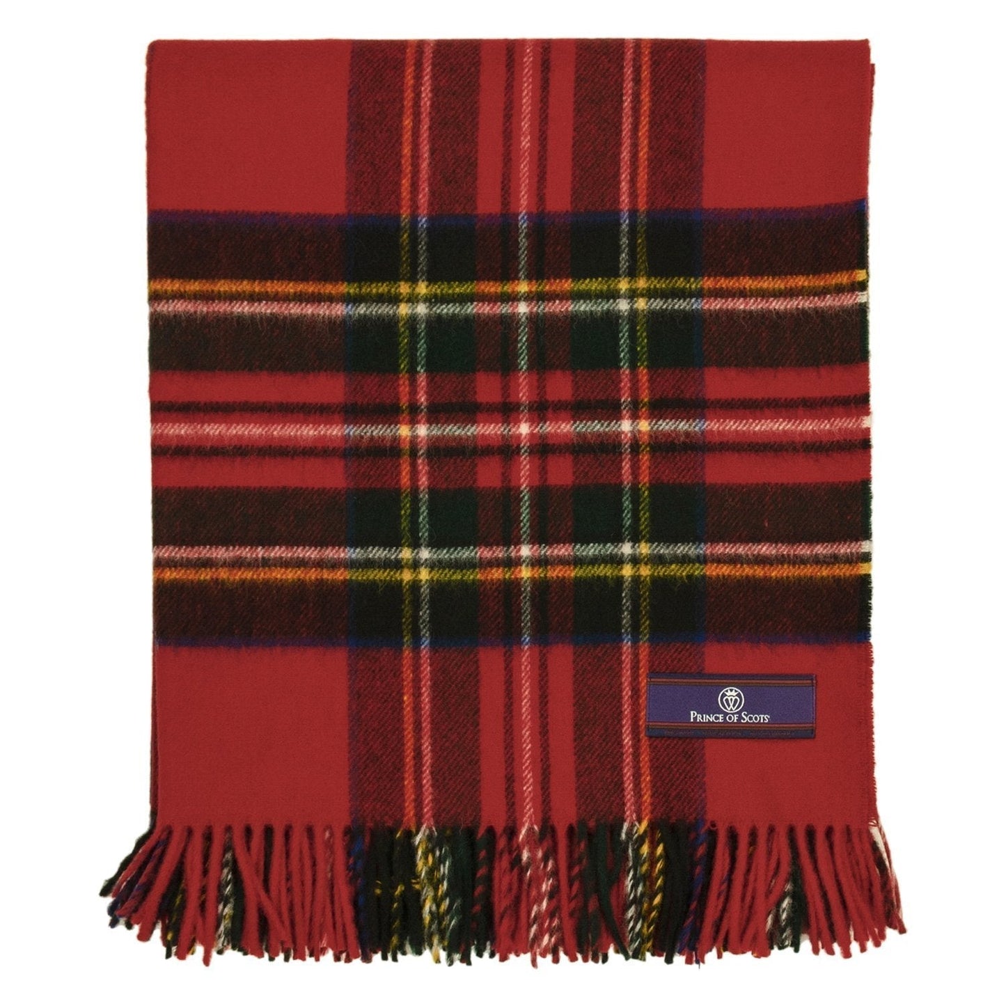 Prince of Scots  Merino Wool Throw ~ Royal Stewart  ~