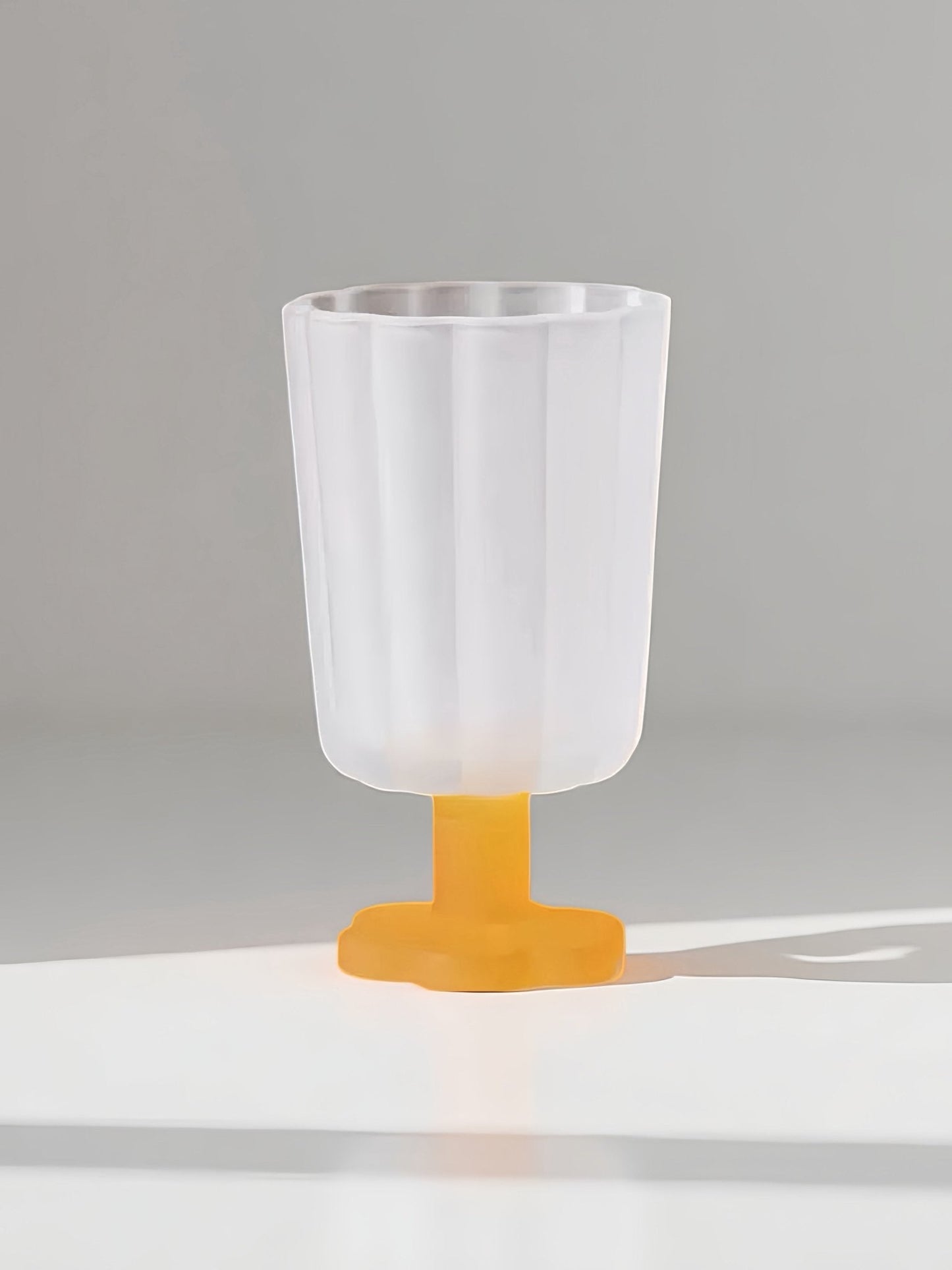 Hand Blown Petal Goblets - Cute Whimsical Colored Wine Glasses