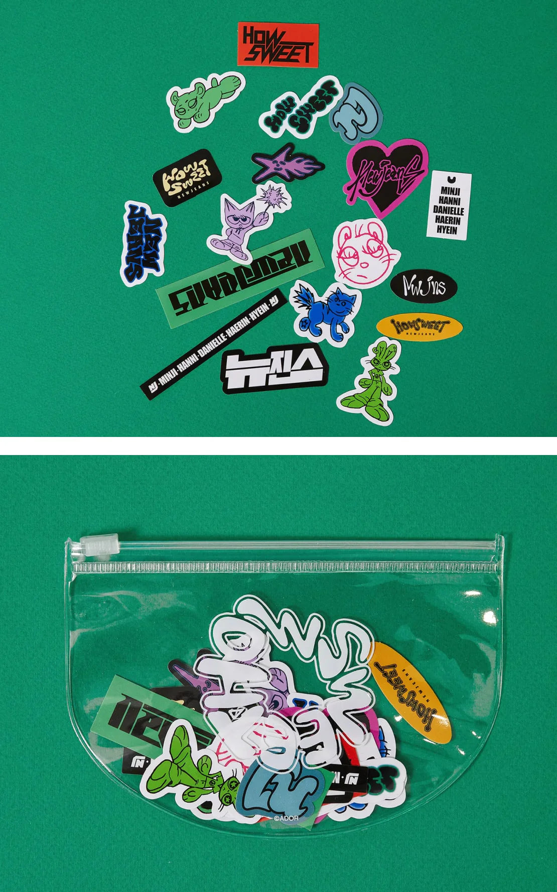 NewJeans - How Sweet Pvc Sticker Pack