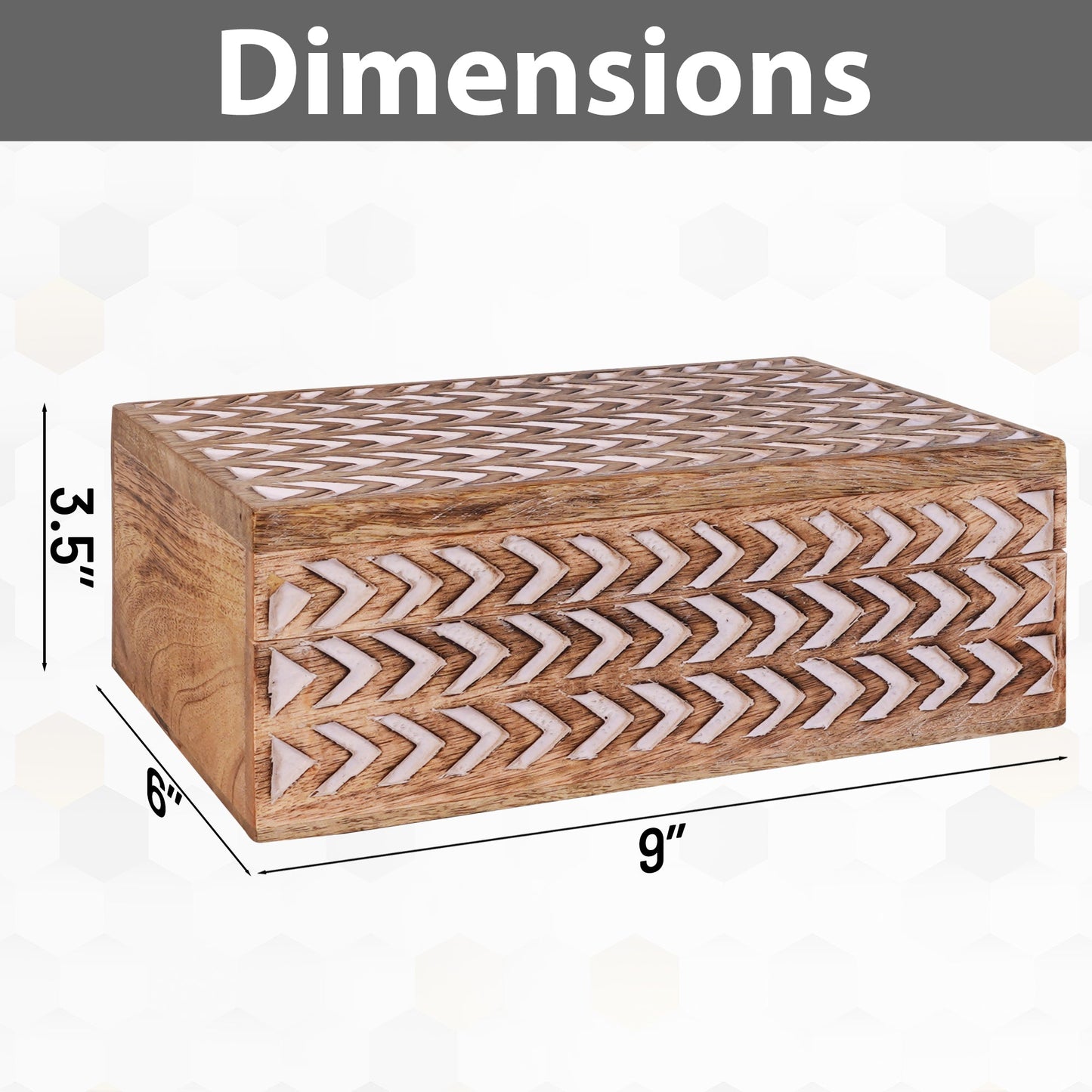 Arrow Boxes in Light Burnt over White