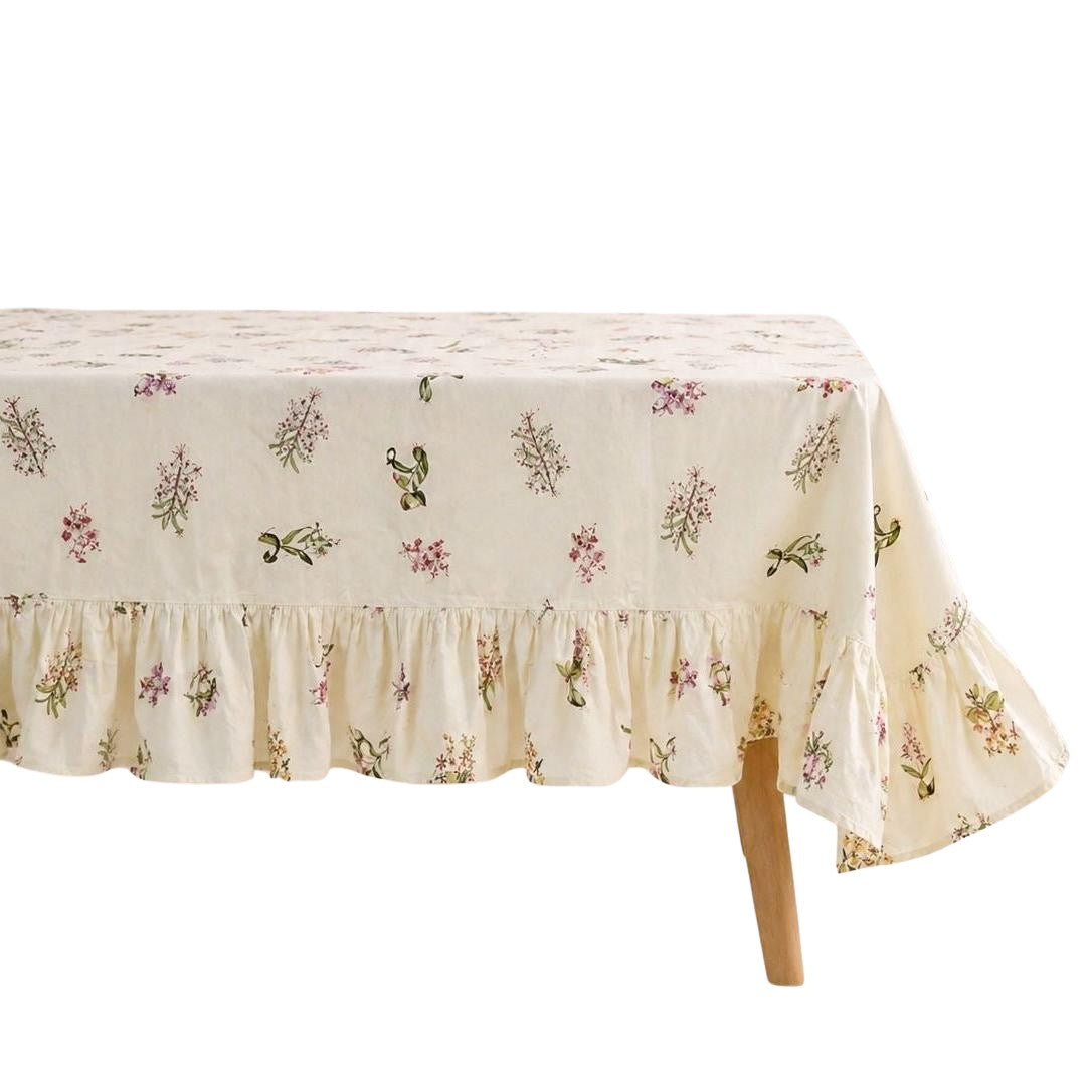 Botanical Orchid Rectangular Tablecloth