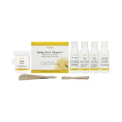 Gigi Strip Free Honee Microwave Formula Hair Removal System 35 Piece Kit - 16 Oz