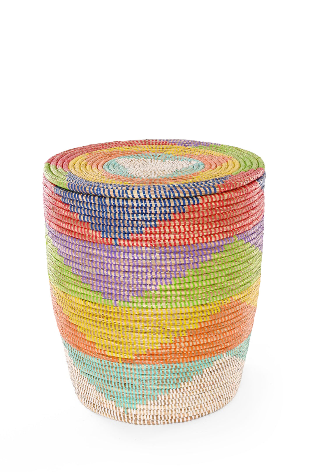 S/2 Rainbow Mountains Flat Lidded Hampers