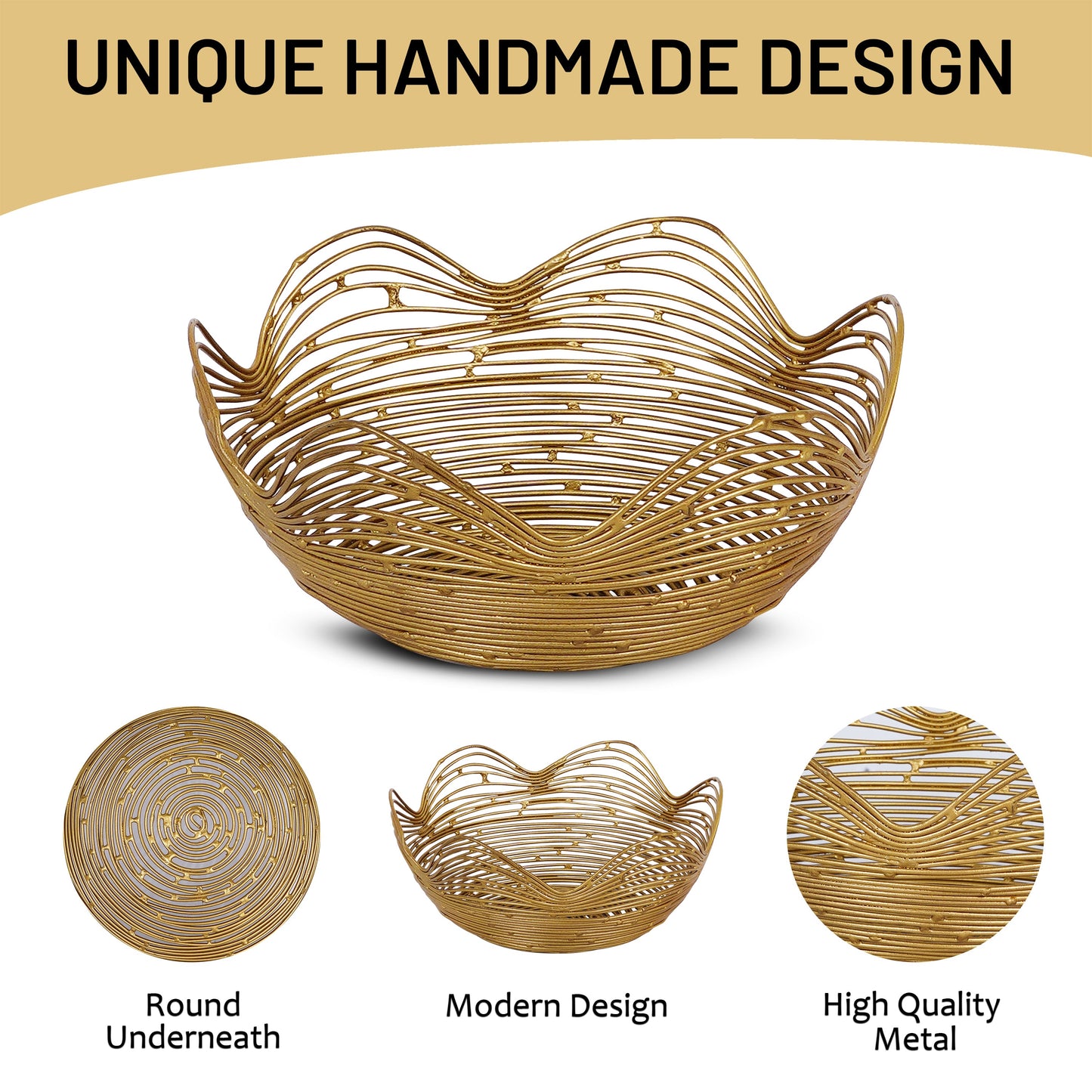 Gurez Valley Metal Decorative Bowls