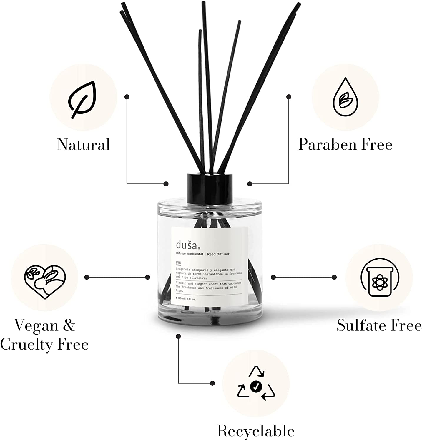 GRAPEFRUIT - 5 FL OZ REED DIFFUSER