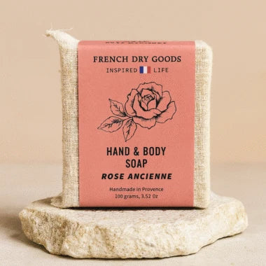 French Dry Goods Hand & Body Soap Rose Ancienne