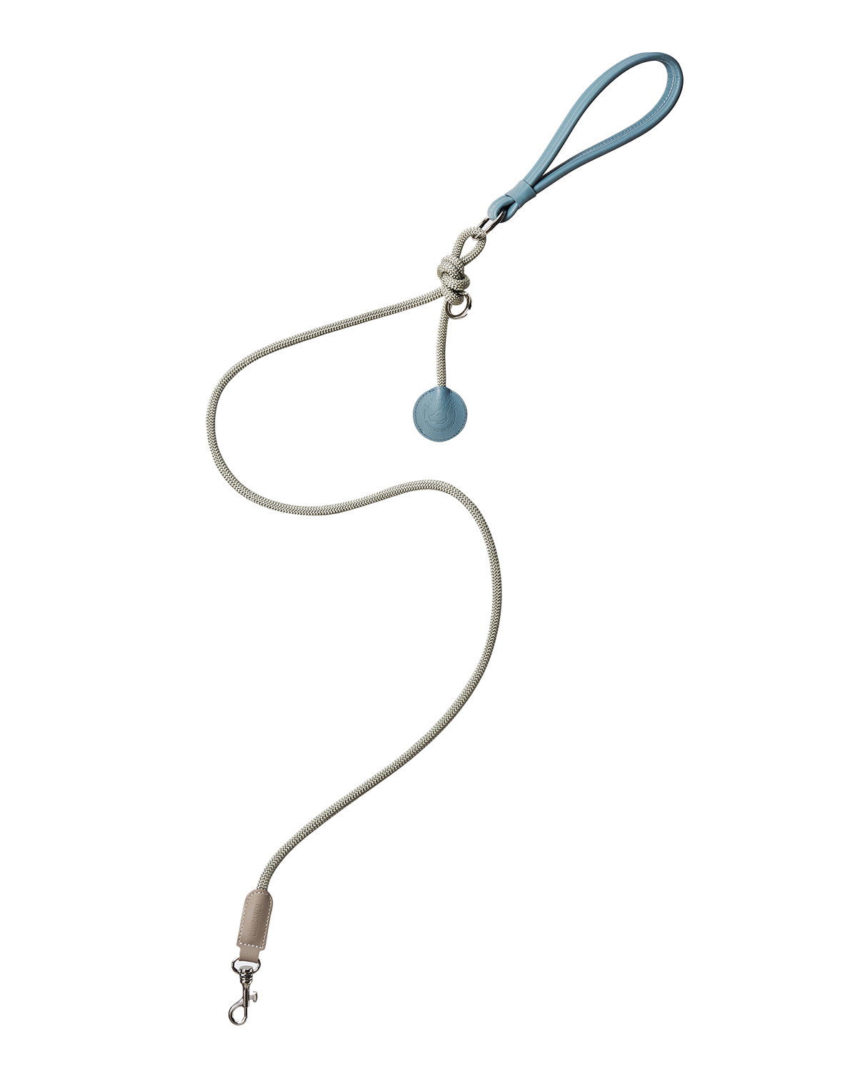 The Alinea Leather Dog Leash | Stormy Teal