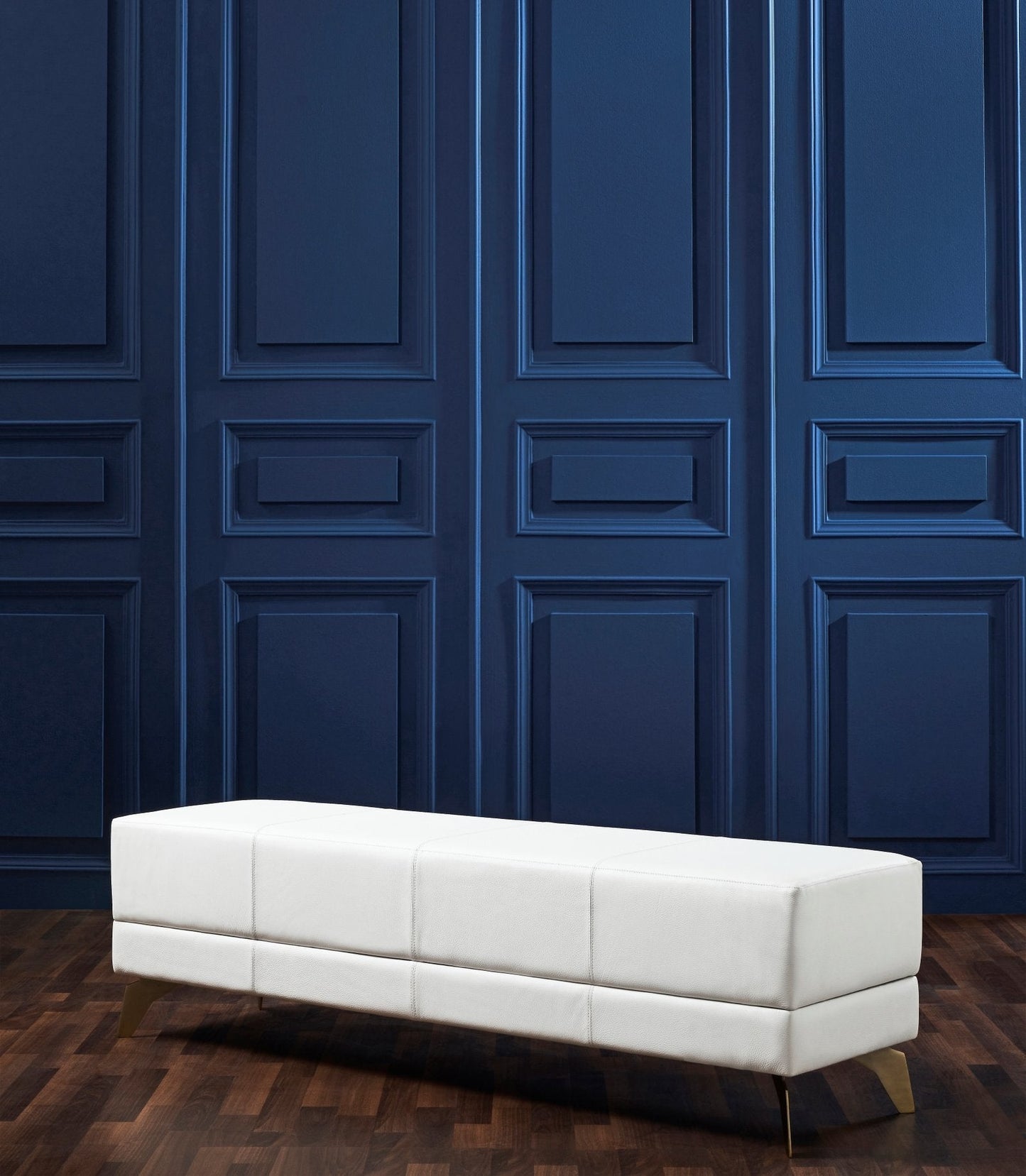 Berkeley End-Of-Day Leather Bench