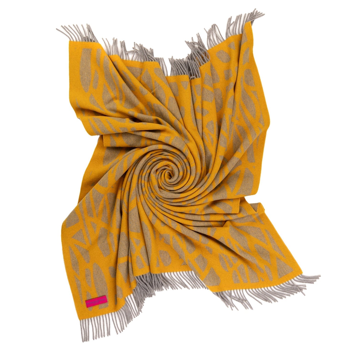 Southampton Home Monarch Merino Fleece Throw ~ Gold ~