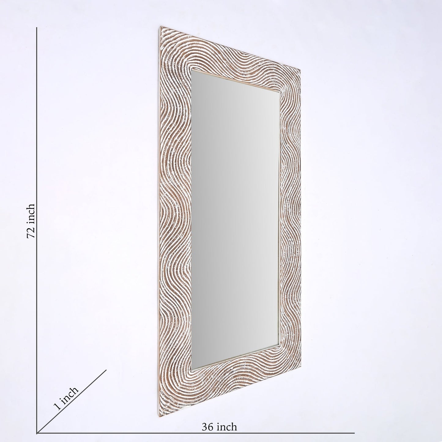 Wooden Wall Mirror