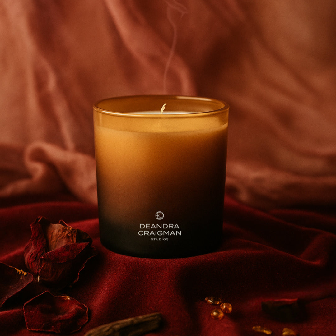 Dark Rose Patchouli Candle & Playlist