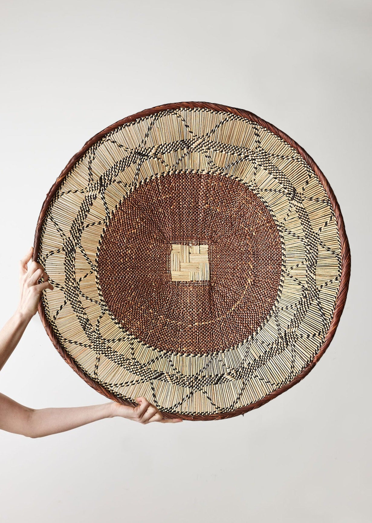 Statement Binga Lace Patterned Basket