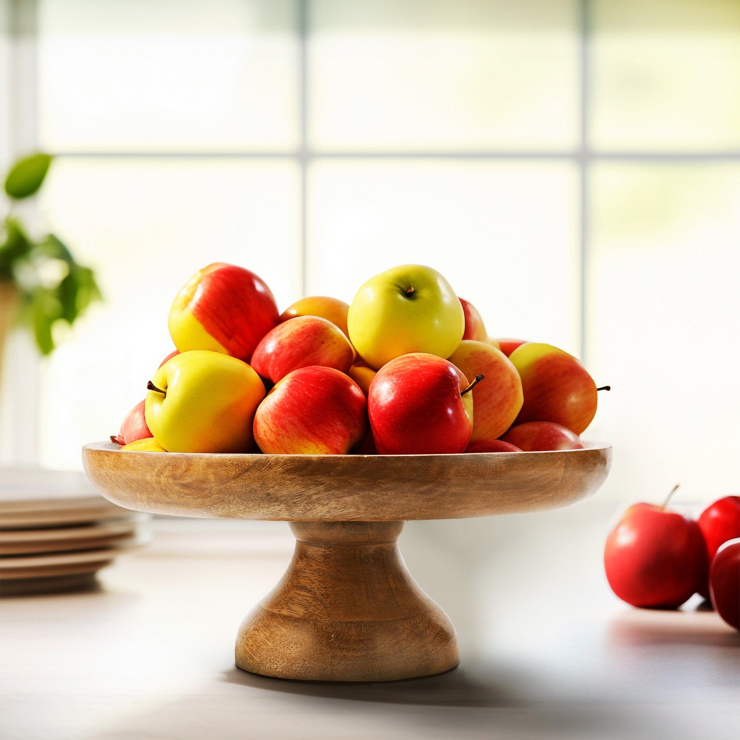 Footed Fruit Bowl