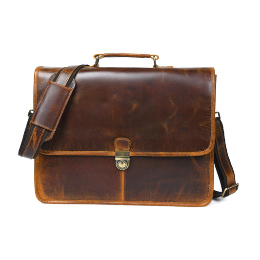 Buffalo Leather Executive Briefcase - Osadia Concept Store