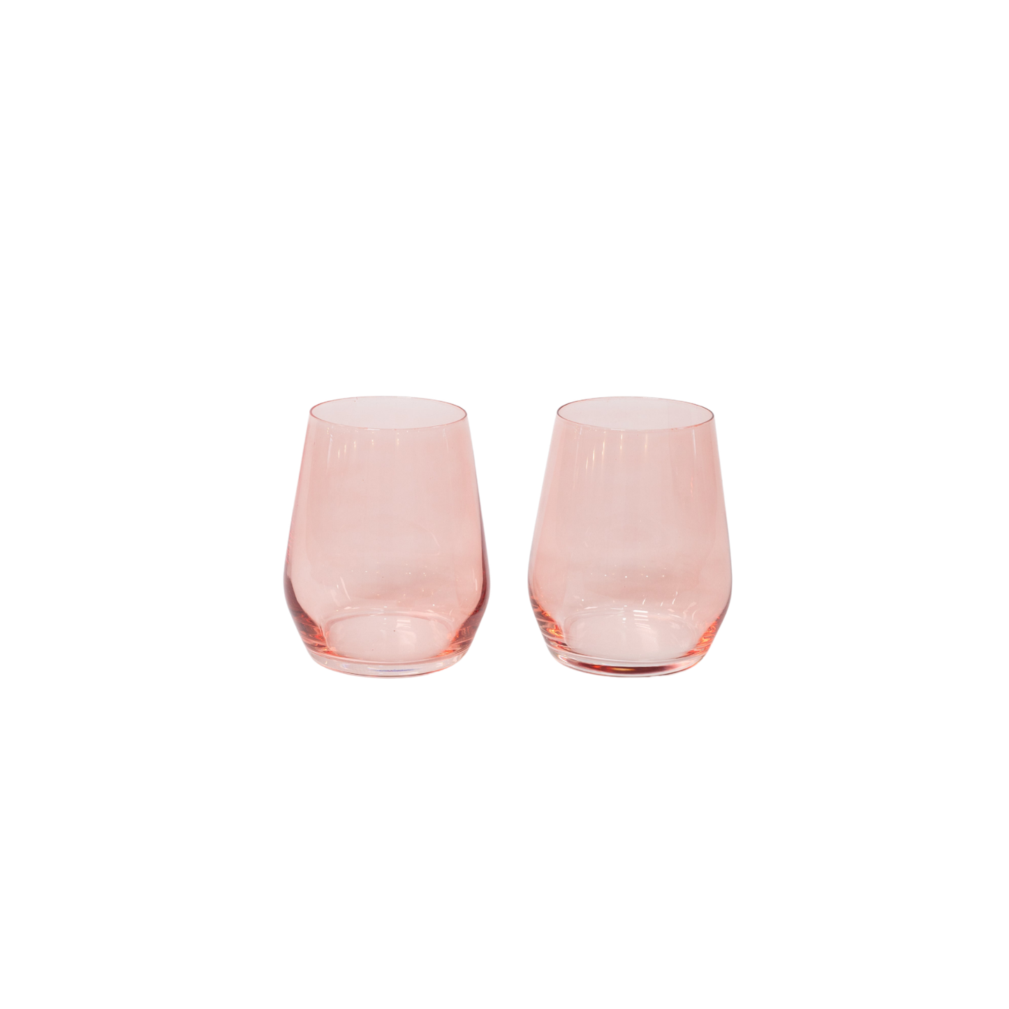 Tickle Me Pink - Colored Wine Glass