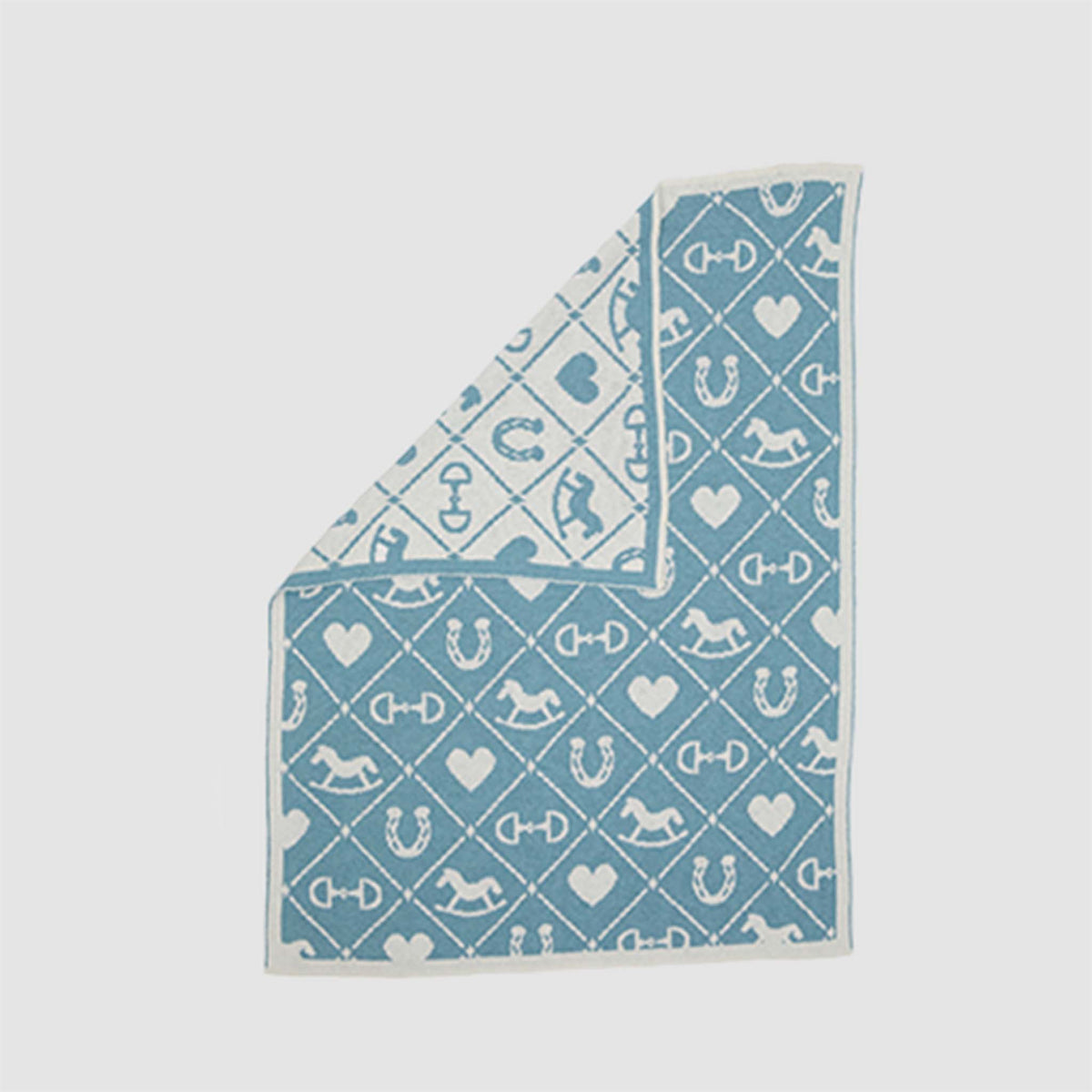 Baby Pony Quilt - Cotton Knit Blanket