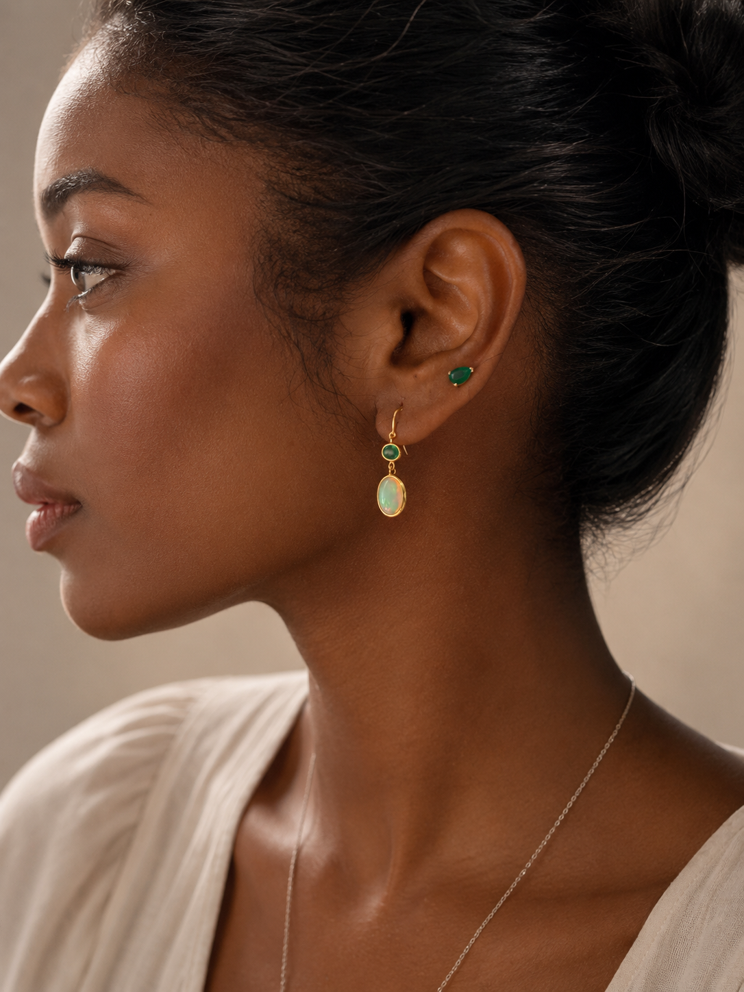 Crimson Elegance Earrings