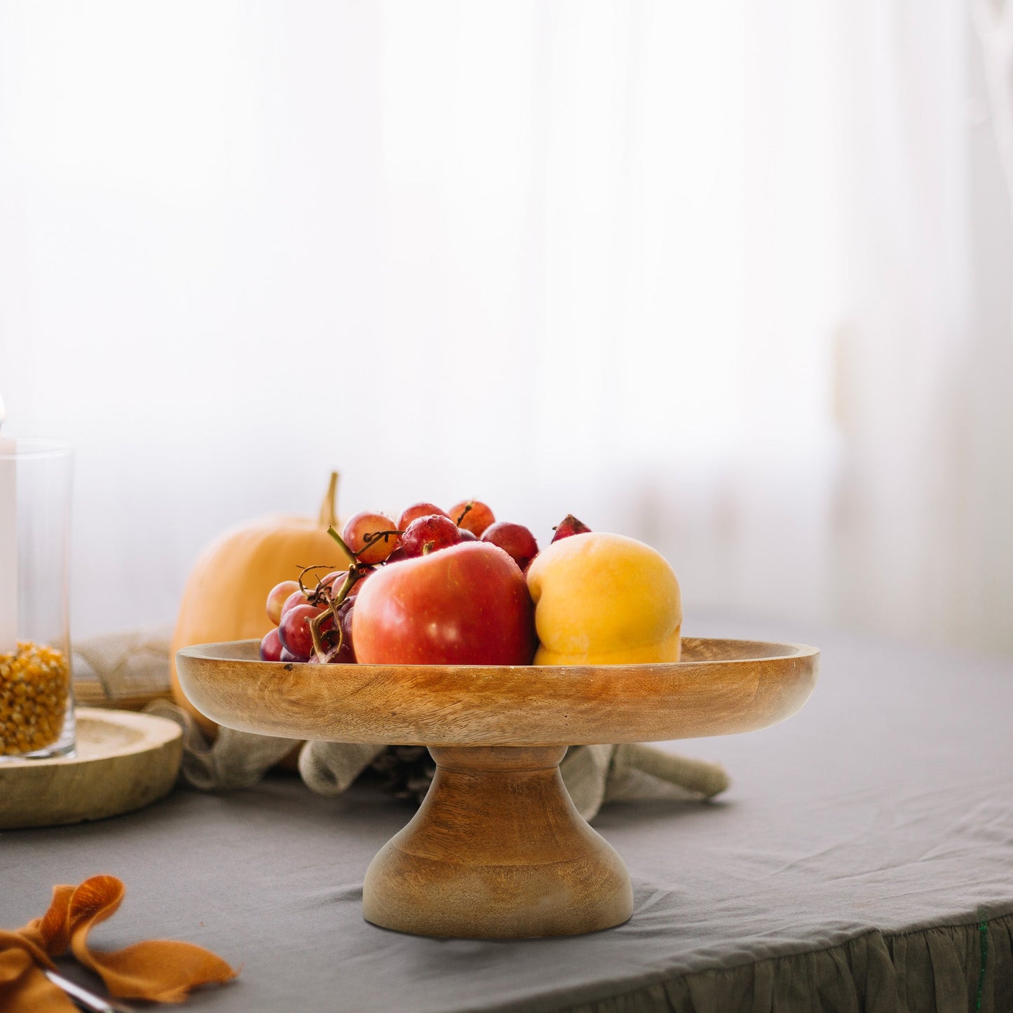 Footed Fruit Bowl