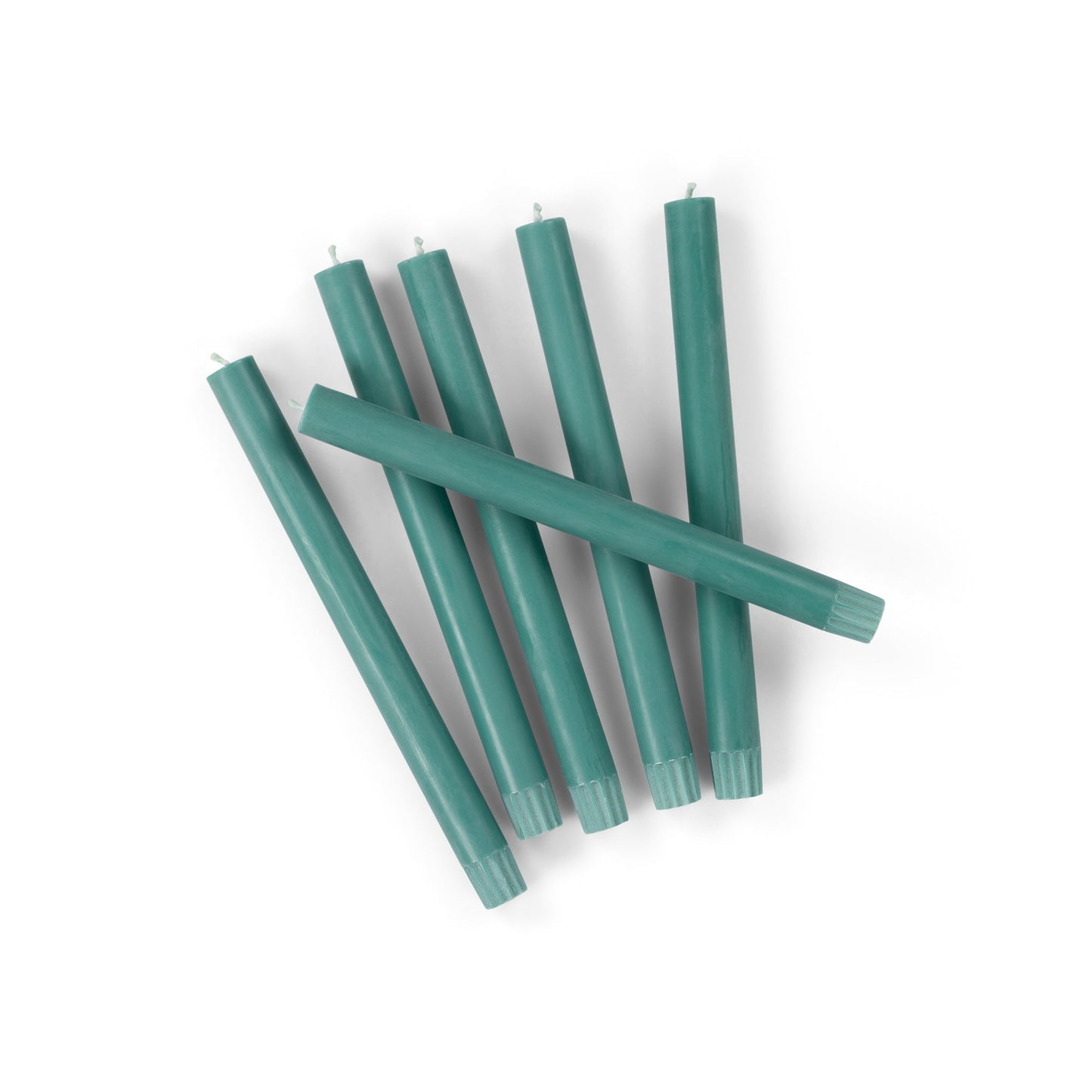 S/25 Beryl Green Dinner Candles