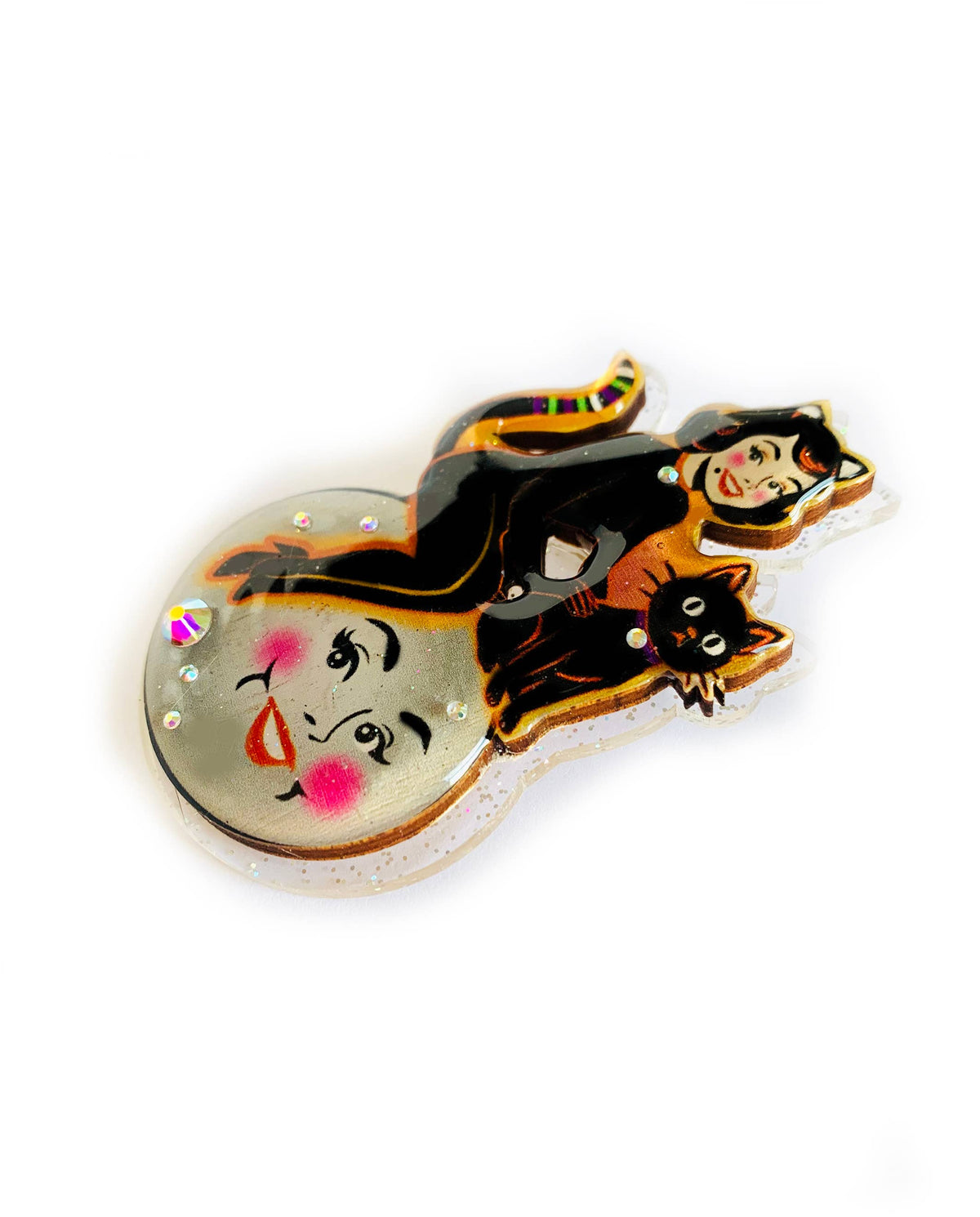 Retro Halloween Statement Brooch