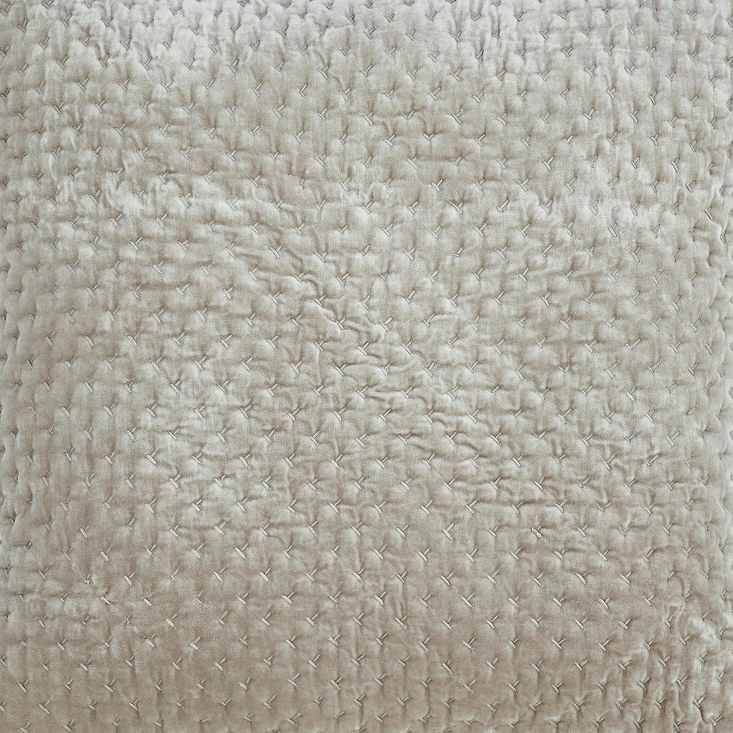Maui Cross Stitch Velvet Quilt Sham - Clearance