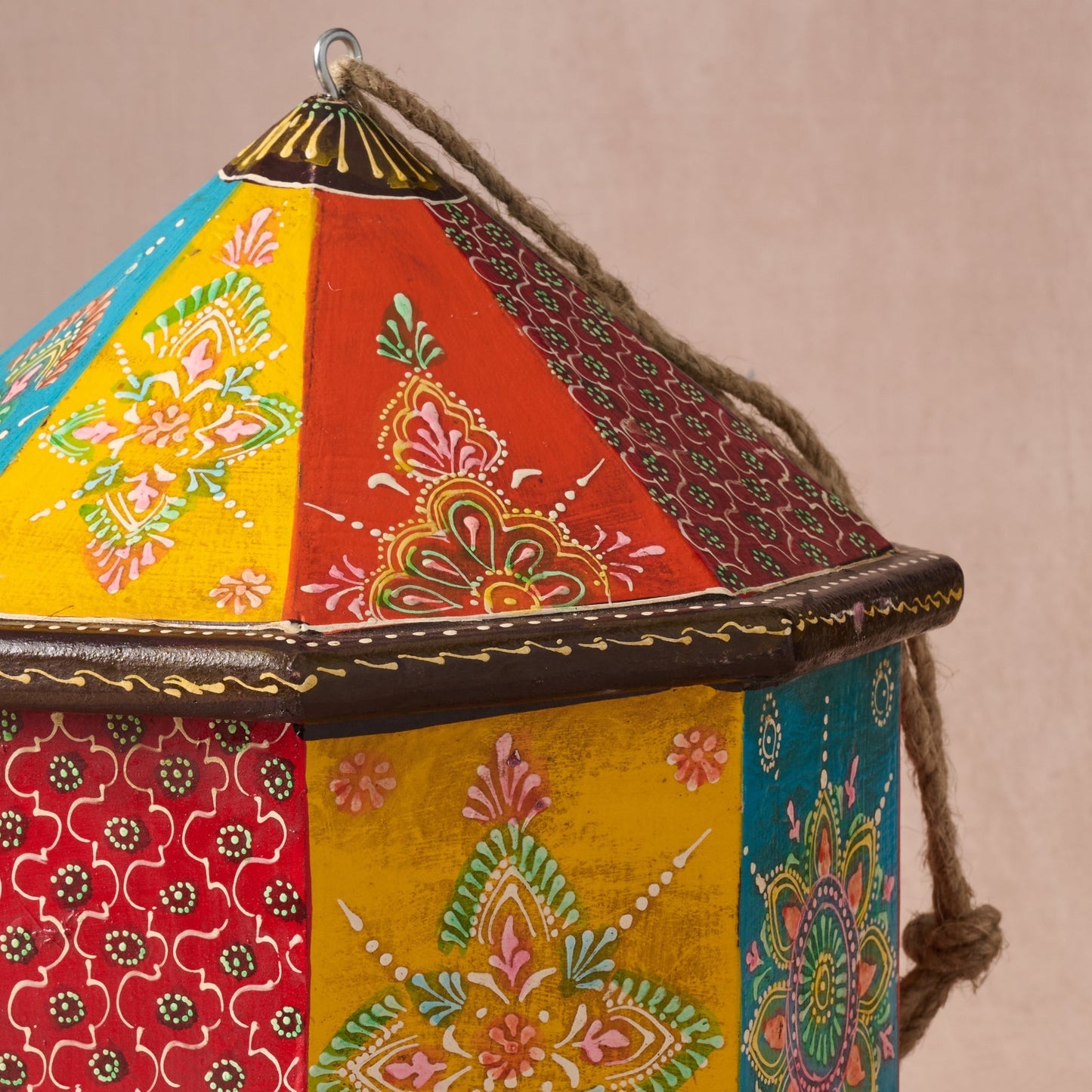 Sarkas Hand Painted Birdhouse with Perch