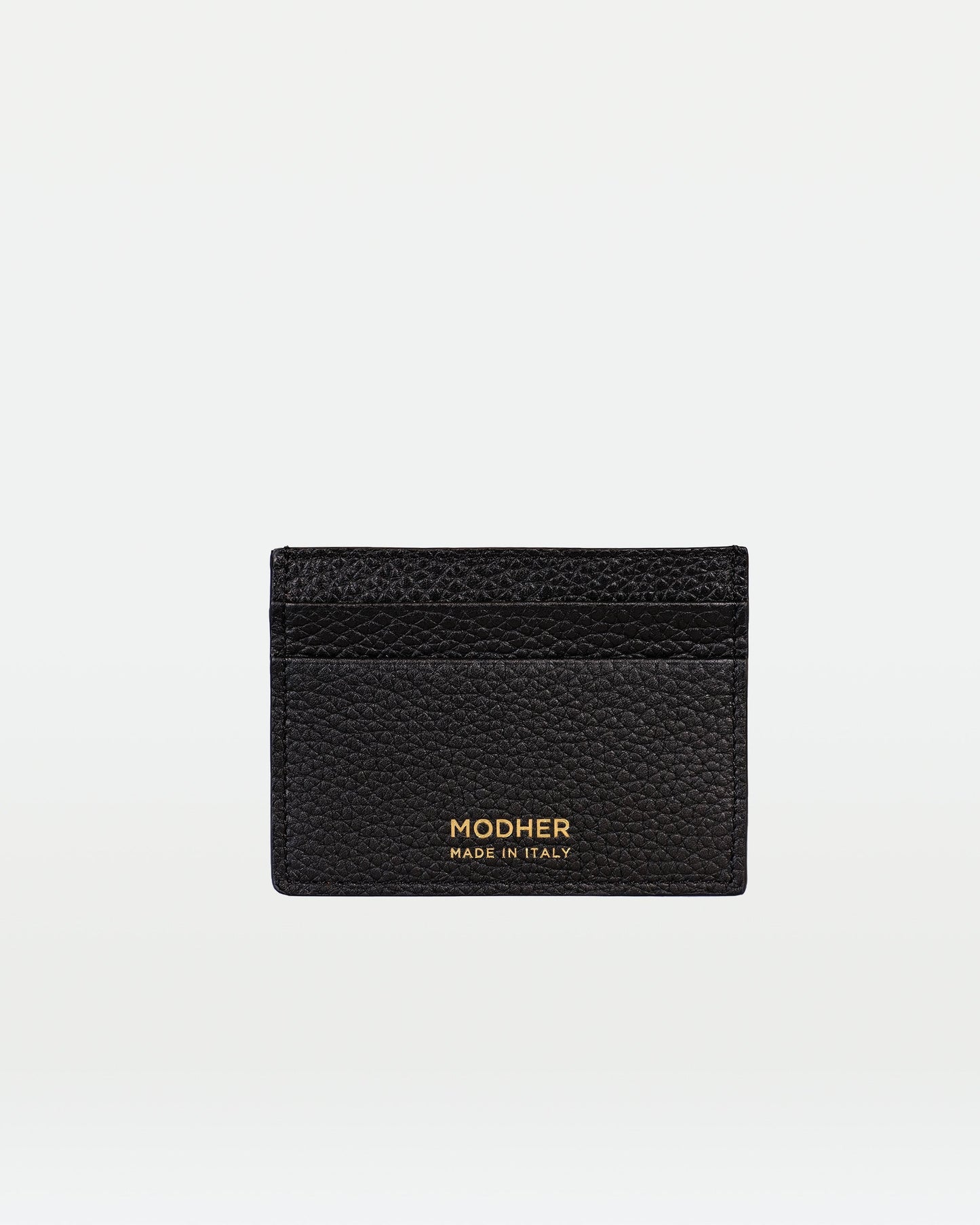 Credit Card Slip in grained leather