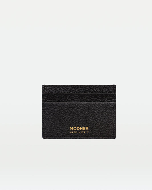 Credit Card Slip in grained leather
