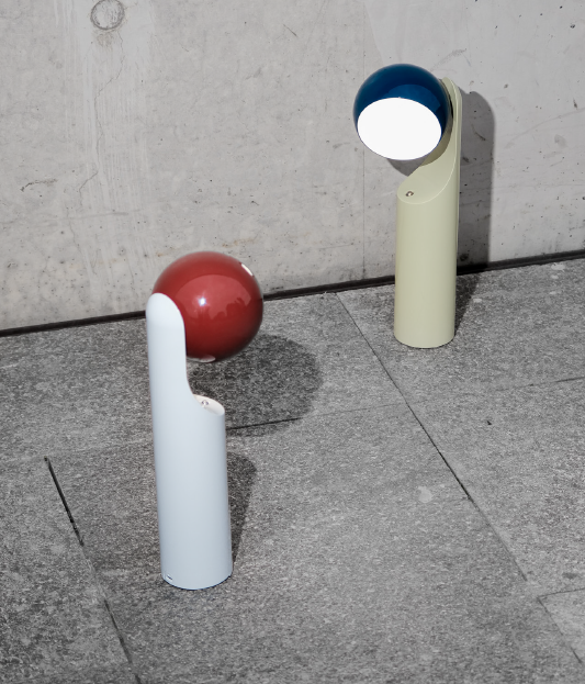 Mono Portable Reading Lamp - Rust/Sky
