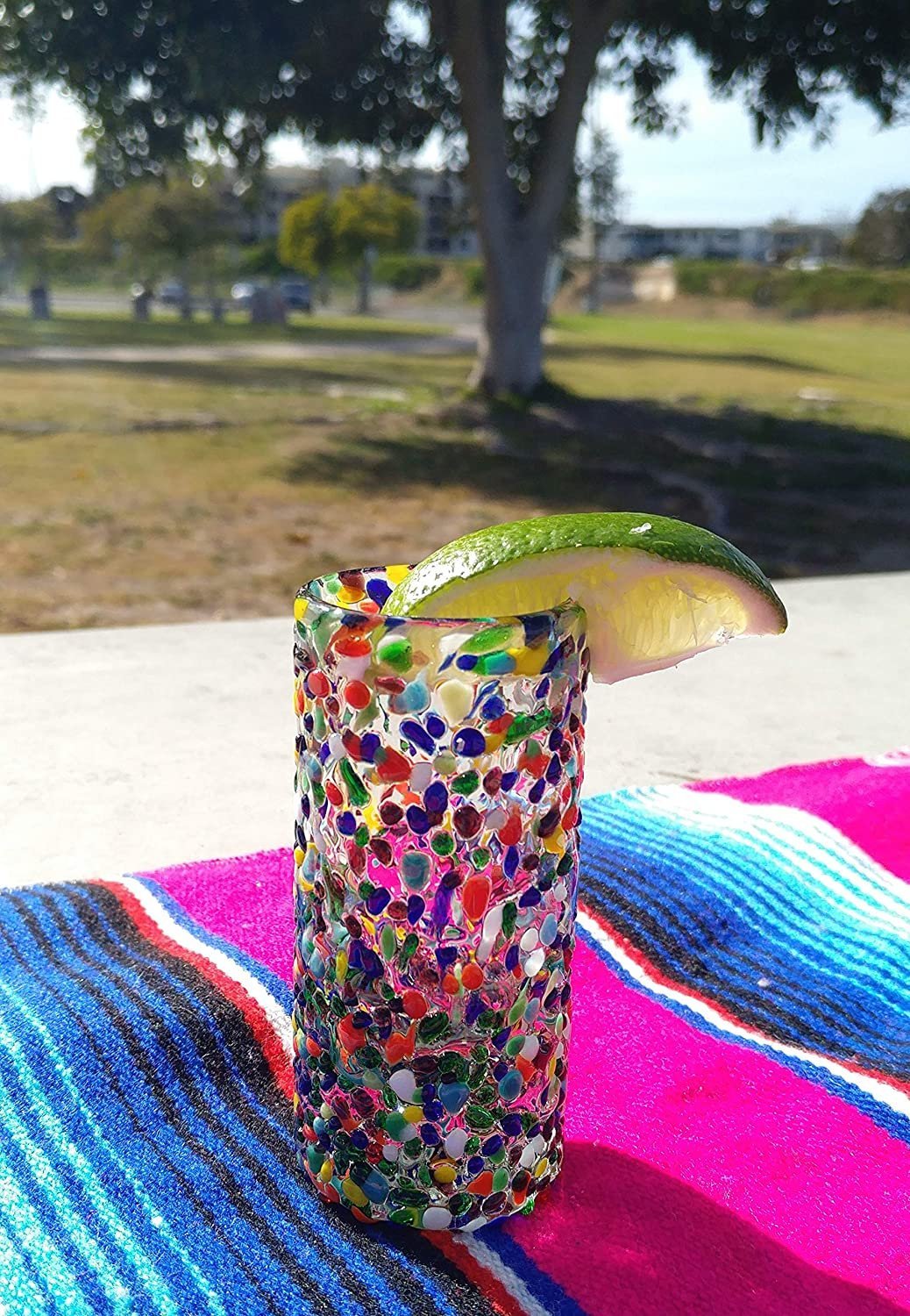 Confetti Rock Tequila Shot Glasses - Set of 6
