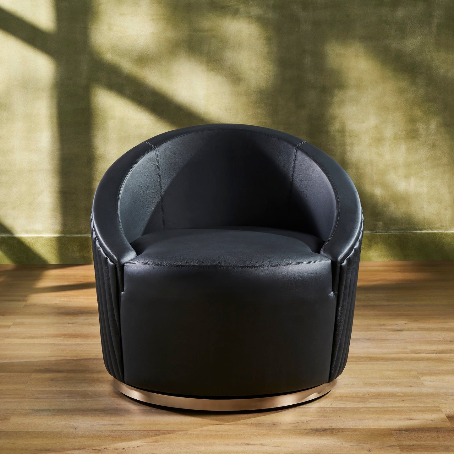 Dawson Leather Swivel Chair
