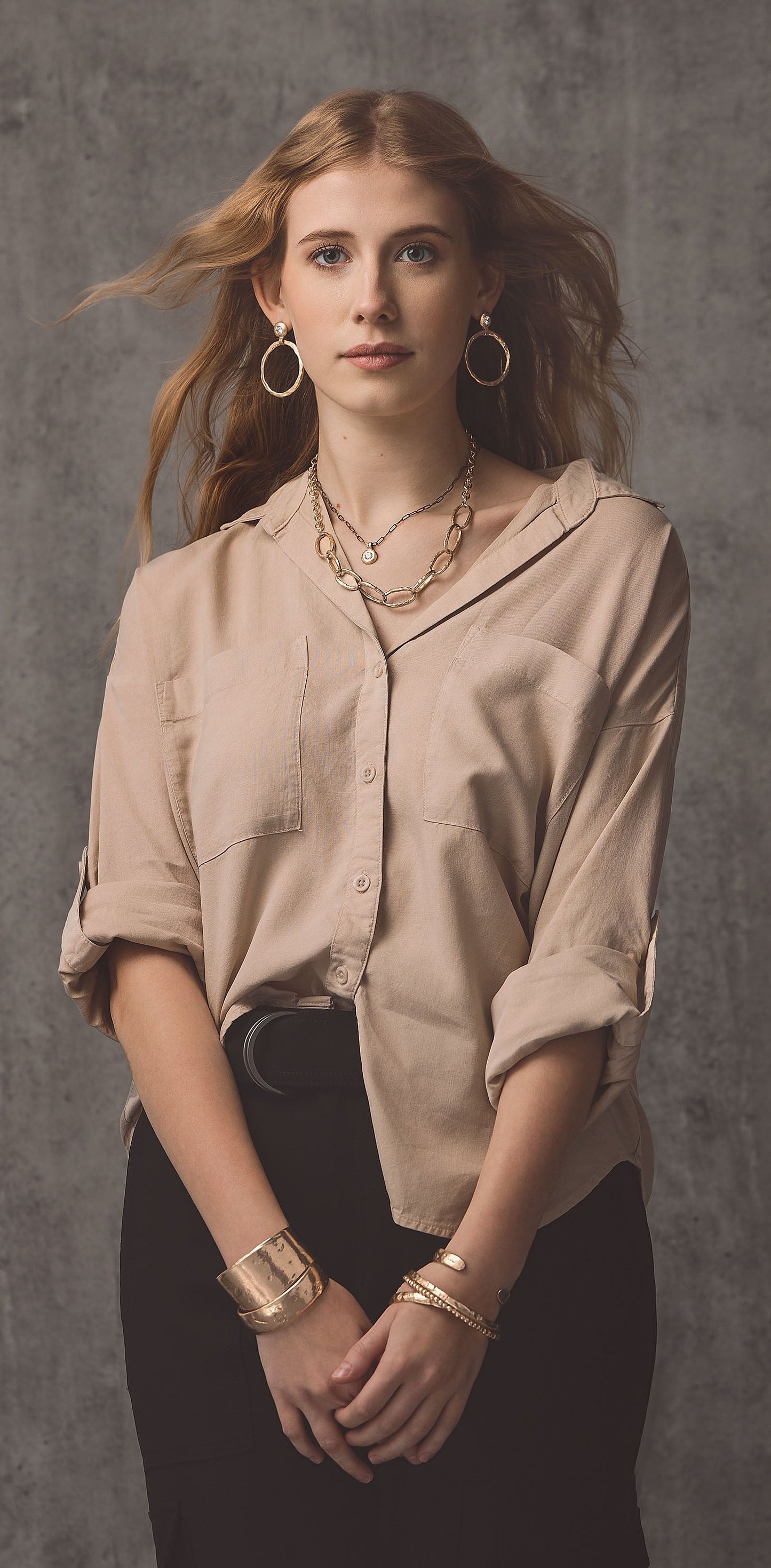 Aura Bronze Earrings