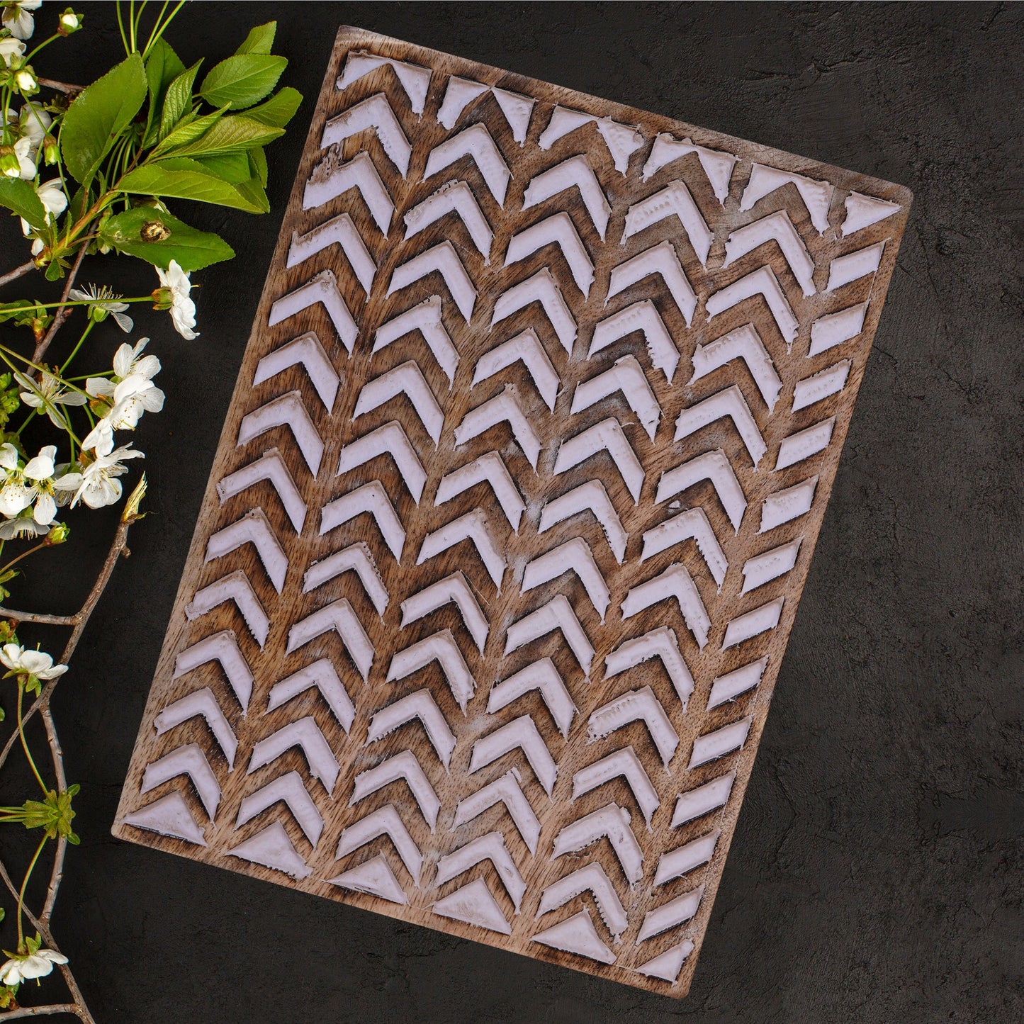 Arrow Boxes in Light Burnt over White