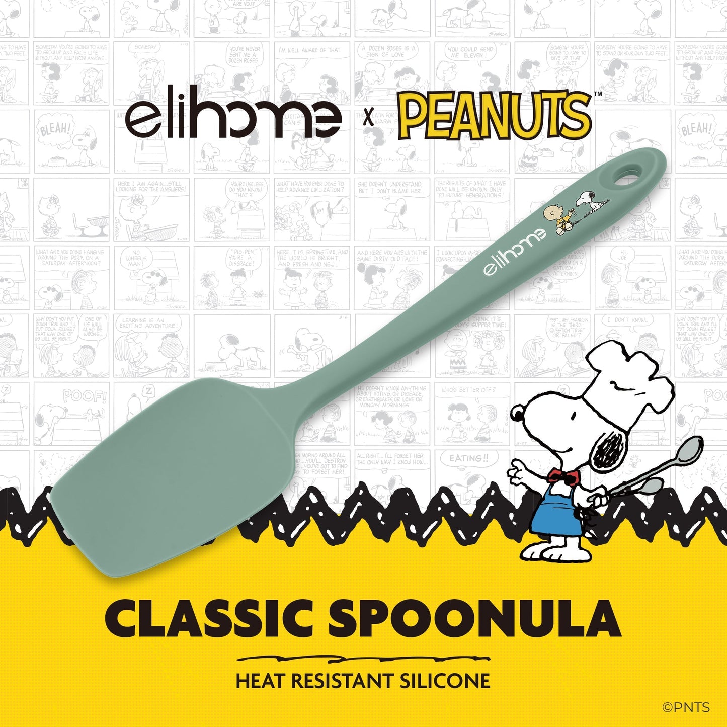 Elihome x Peanuts Silicone Spoonula