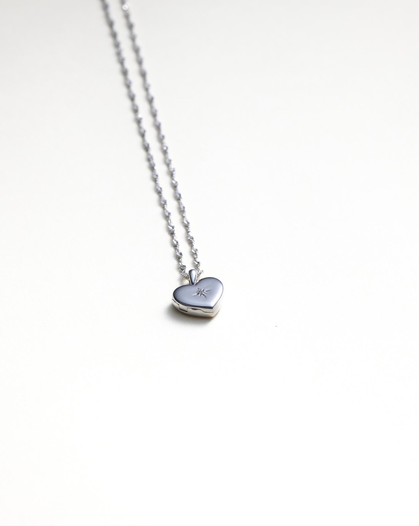 Lily Heart Locket