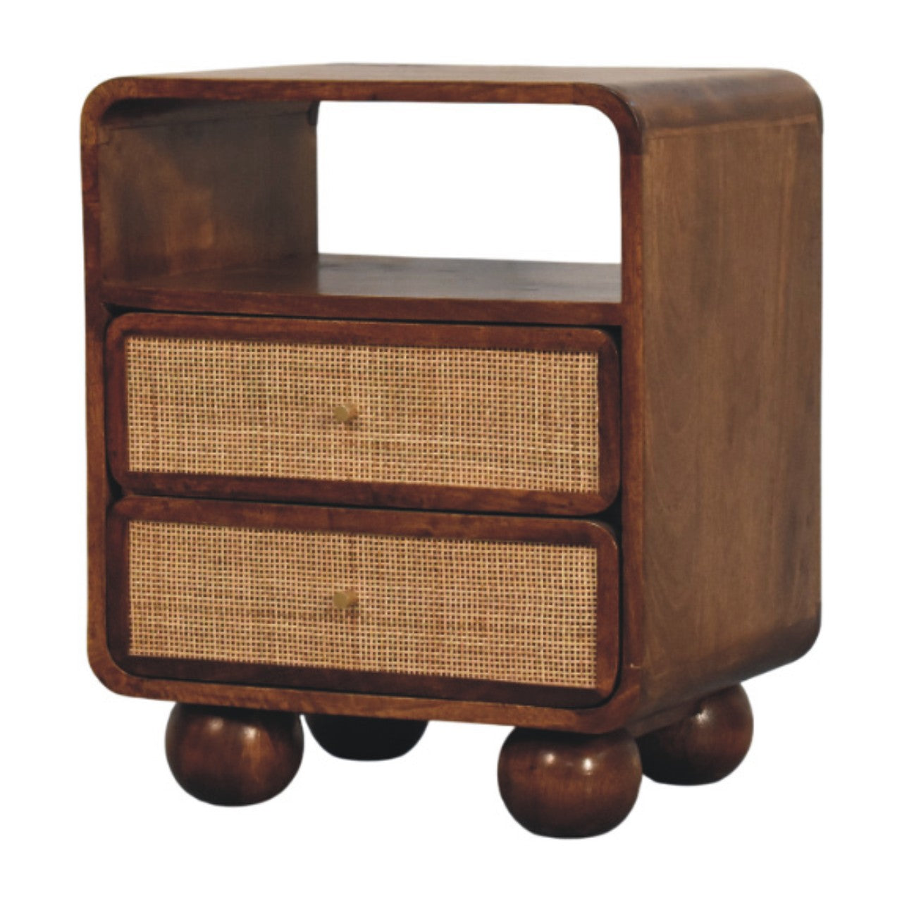 Solid Wood Larissa Chestnut Nightstand