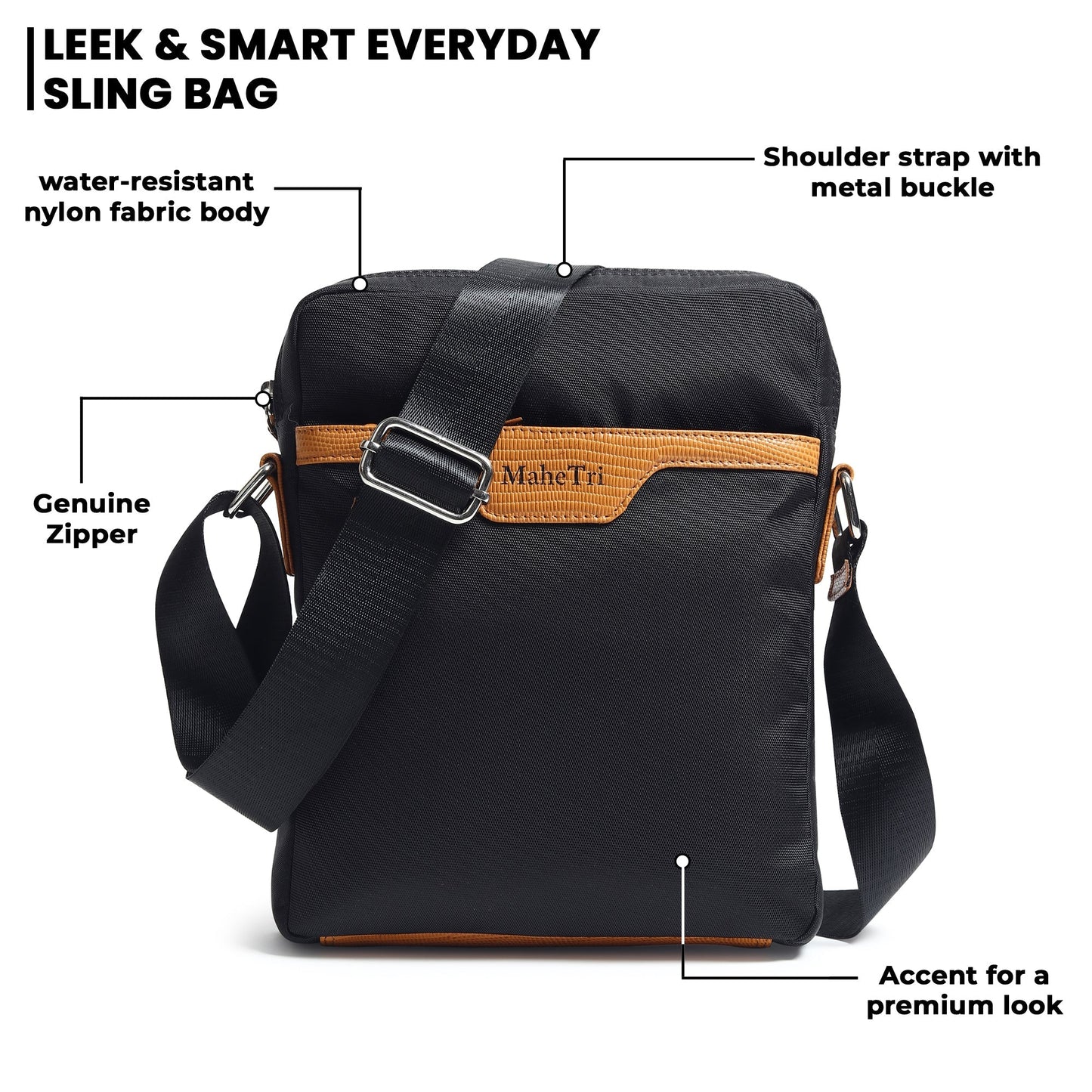 Mark Canvas Side Messenger Bag - Osadia Concept Store