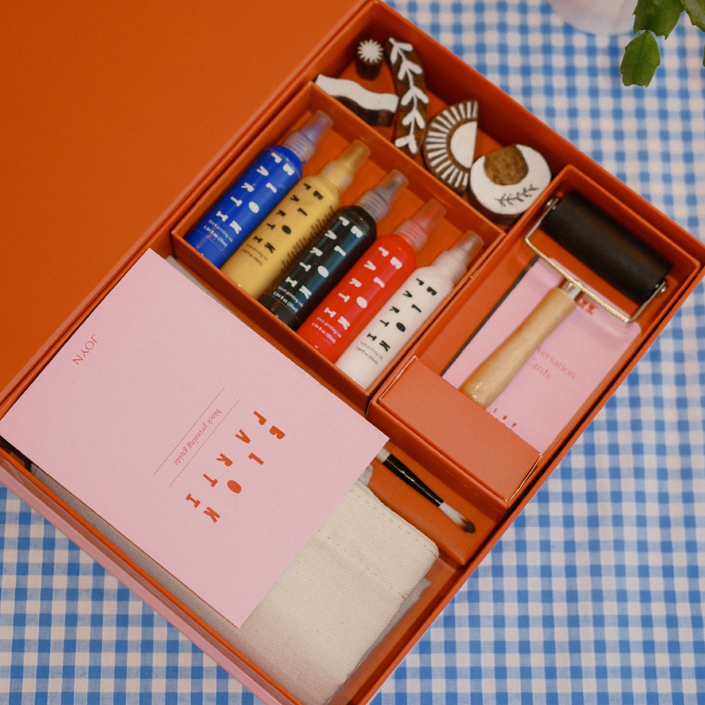 Block Printing Kit - Cosmic Print Tote Bag