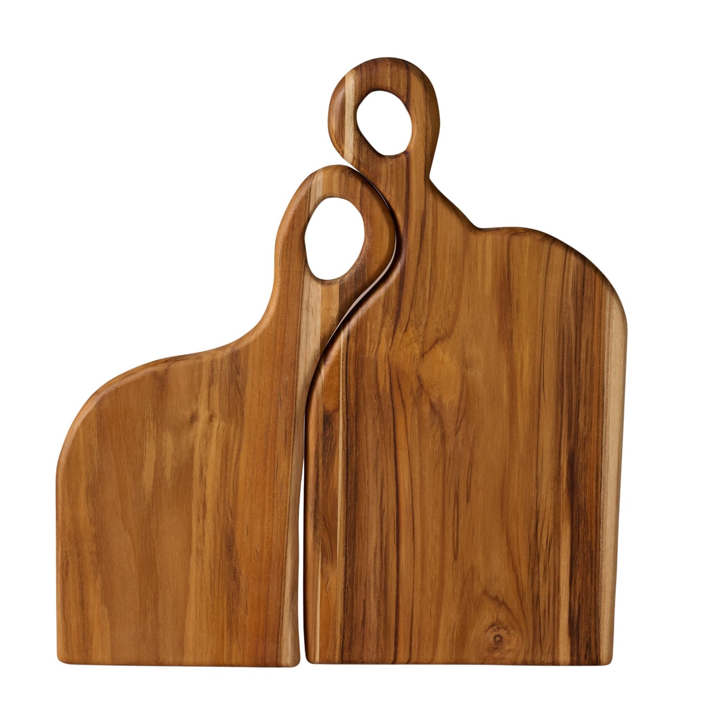 Amor Teak Cutting Board Duo