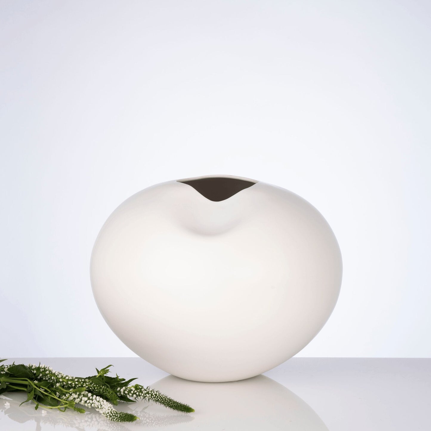 Milan White Sculptural Vase