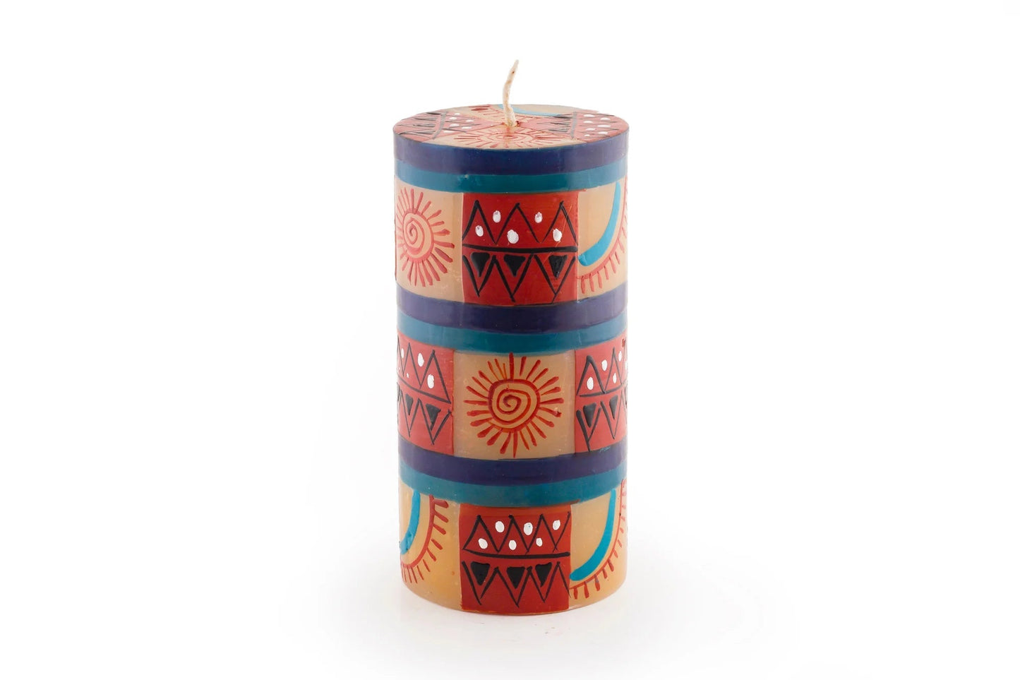 African Sky Painted Candles