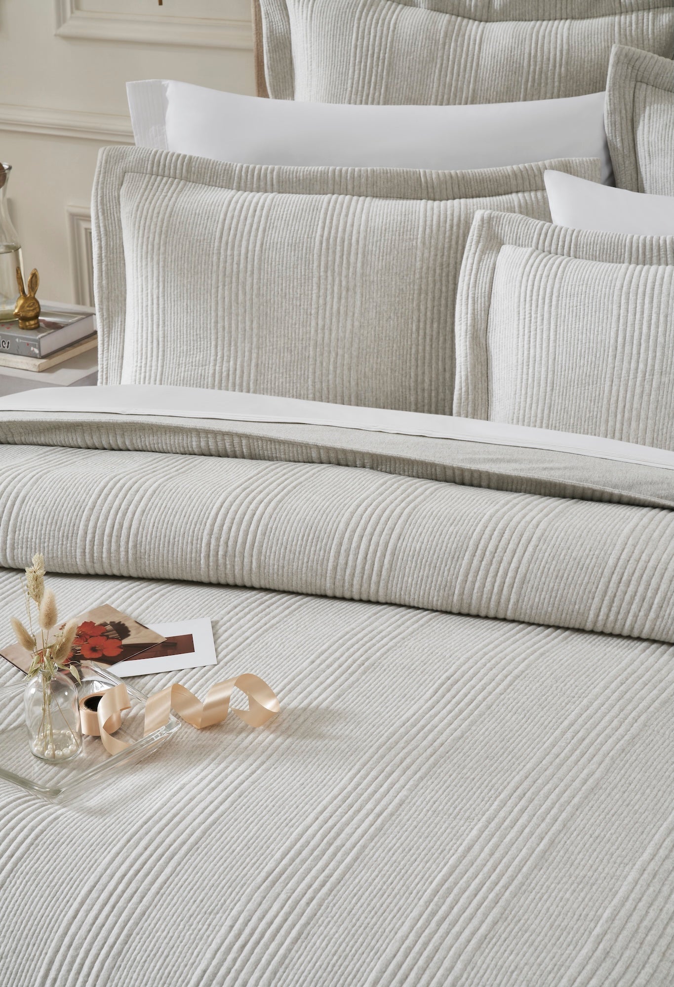 Savoy Quilted Jersey Duvet Cover